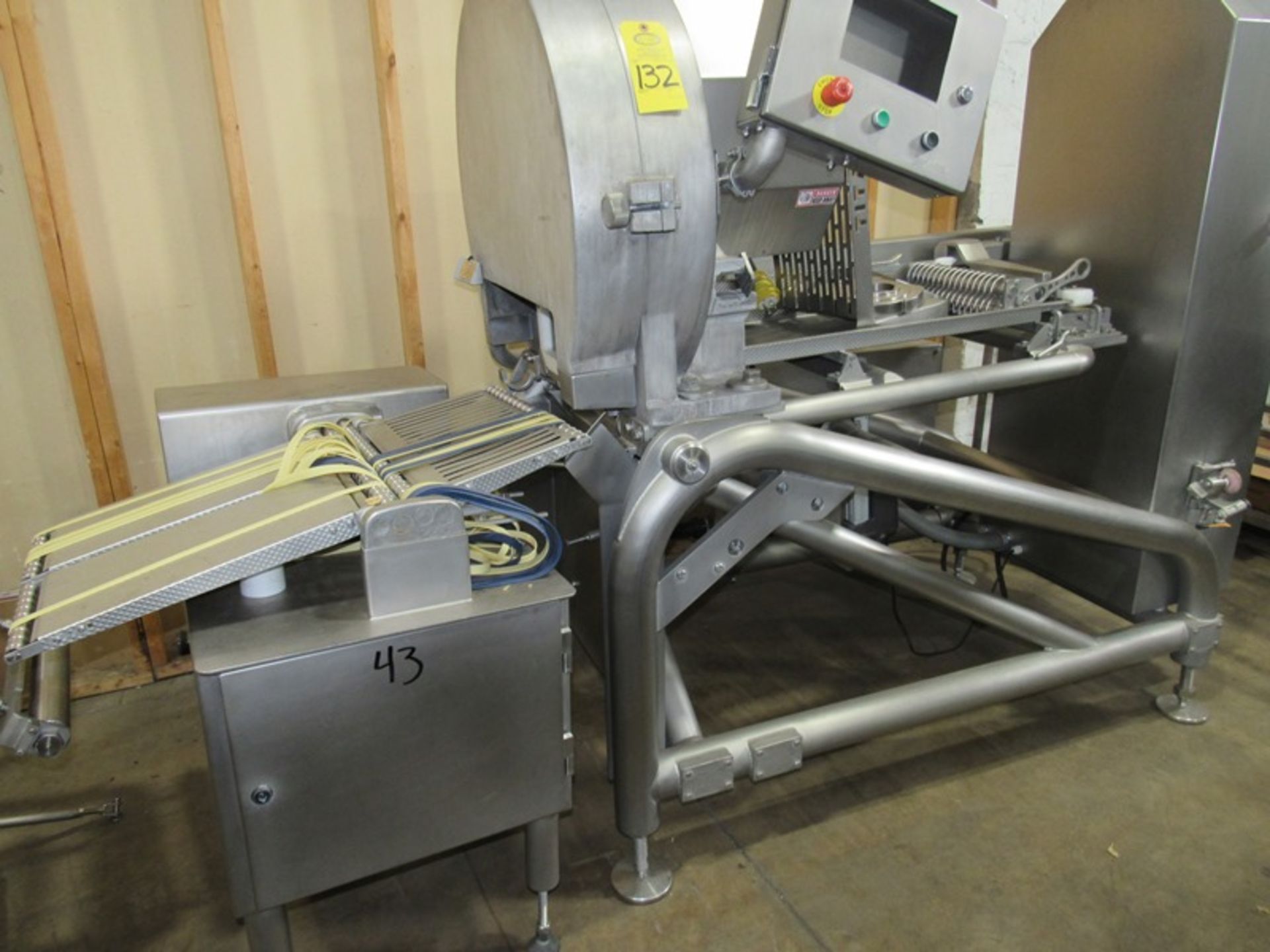 Hermes Mdl. Titan Ram Feed Slicer, checkweigher, exit conveyor, (machine incomplete) (Located in - Image 2 of 5