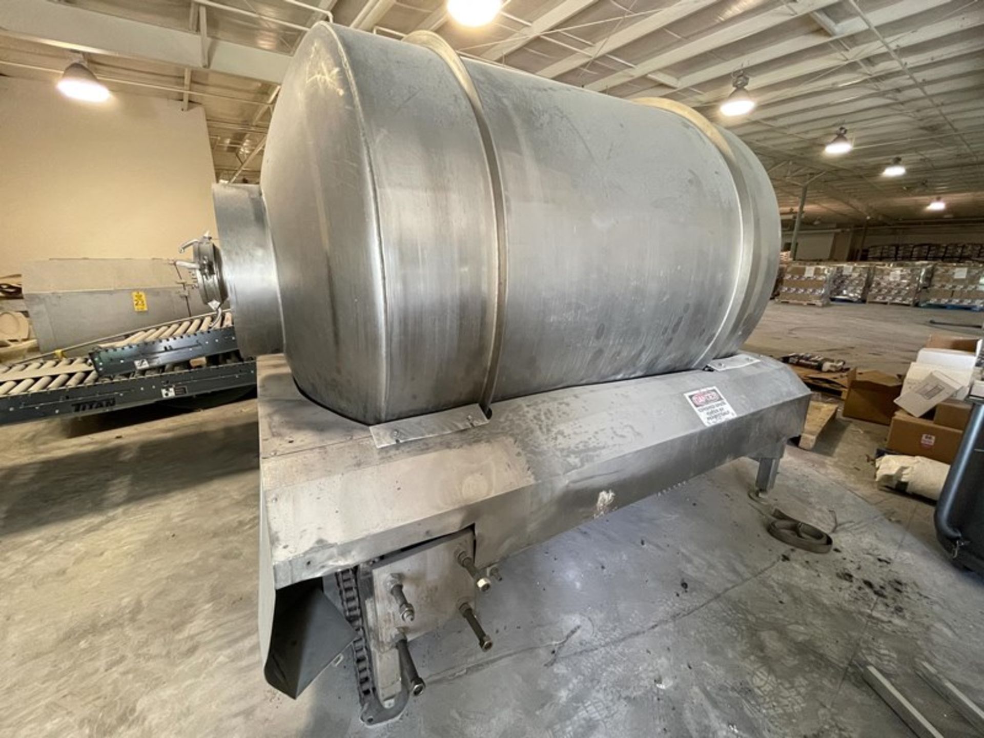 AMFEC Tumbler, 6,000 Lb. capacity