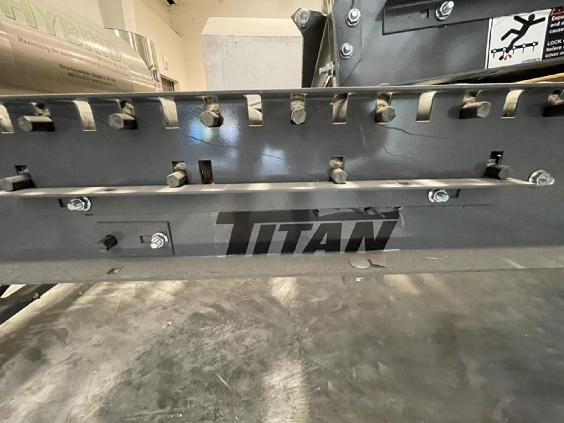 Titan Rolling Conveyor, 2- sections: 189.5” L x 37.25” W x 30.75” H & 139” Lx 37.25” W x 30.75” H, - Image 2 of 11