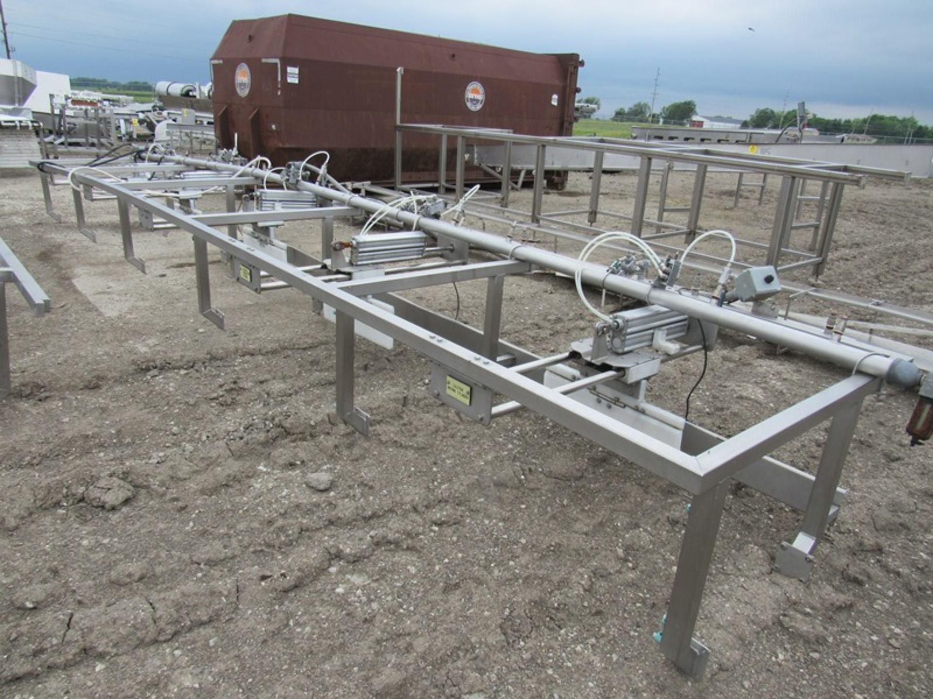 Scrap Lot, Stainless Steel Conveyor Frames, (7) pieces (Loading Fee: $250.00 - Rigger: Norm - Image 4 of 6