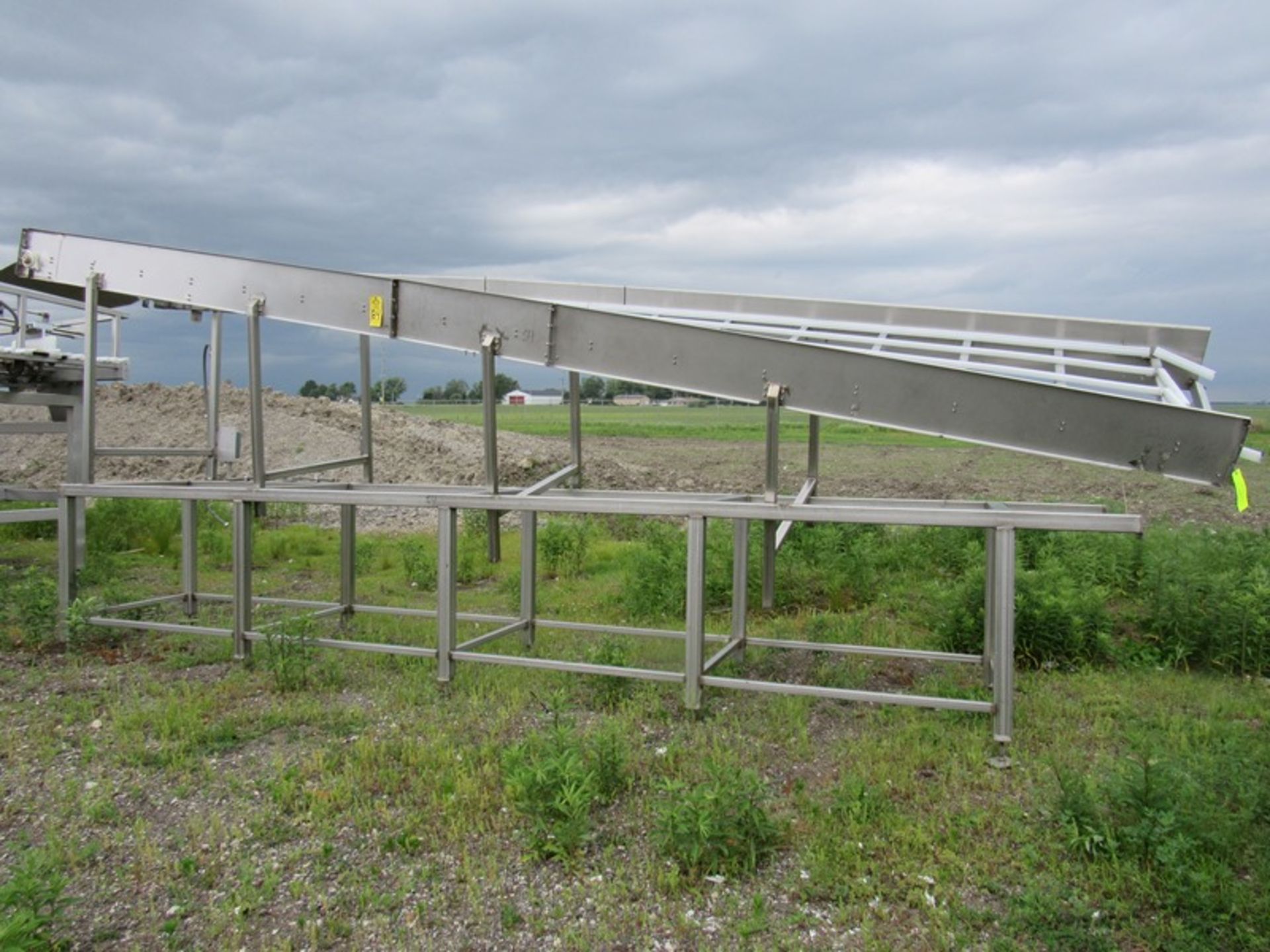 Stainless Steel Conveyor on stand, 36" W X 20' Long (Loading Fee: $150.00 - Rigger: Norm Pavlish -