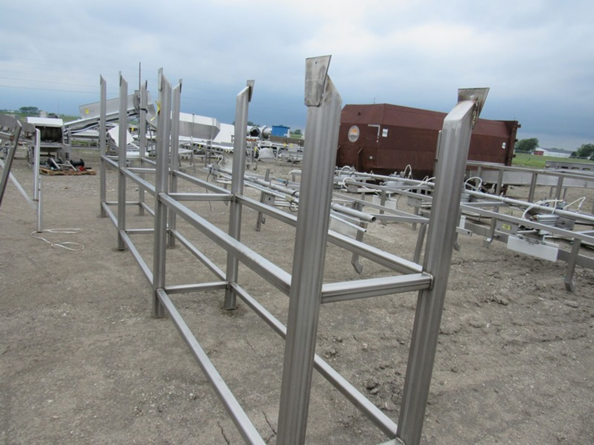 Scrap Lot, Stainless Steel Conveyor Frames, (7) pieces (Loading Fee: $250.00 - Rigger: Norm