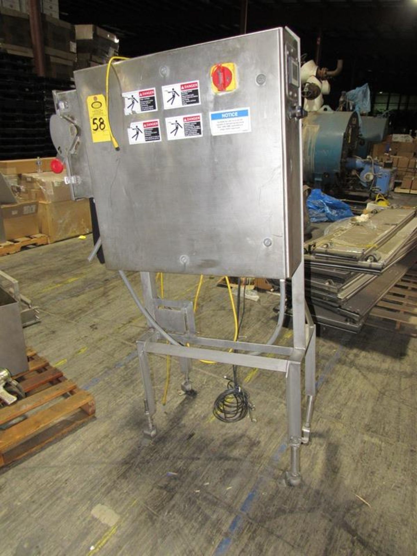 Stainless Steel Electrical Cabinet, 12" W X 6' tall, Allen-Bradley C-300 Readout (Loading Fee: $50.