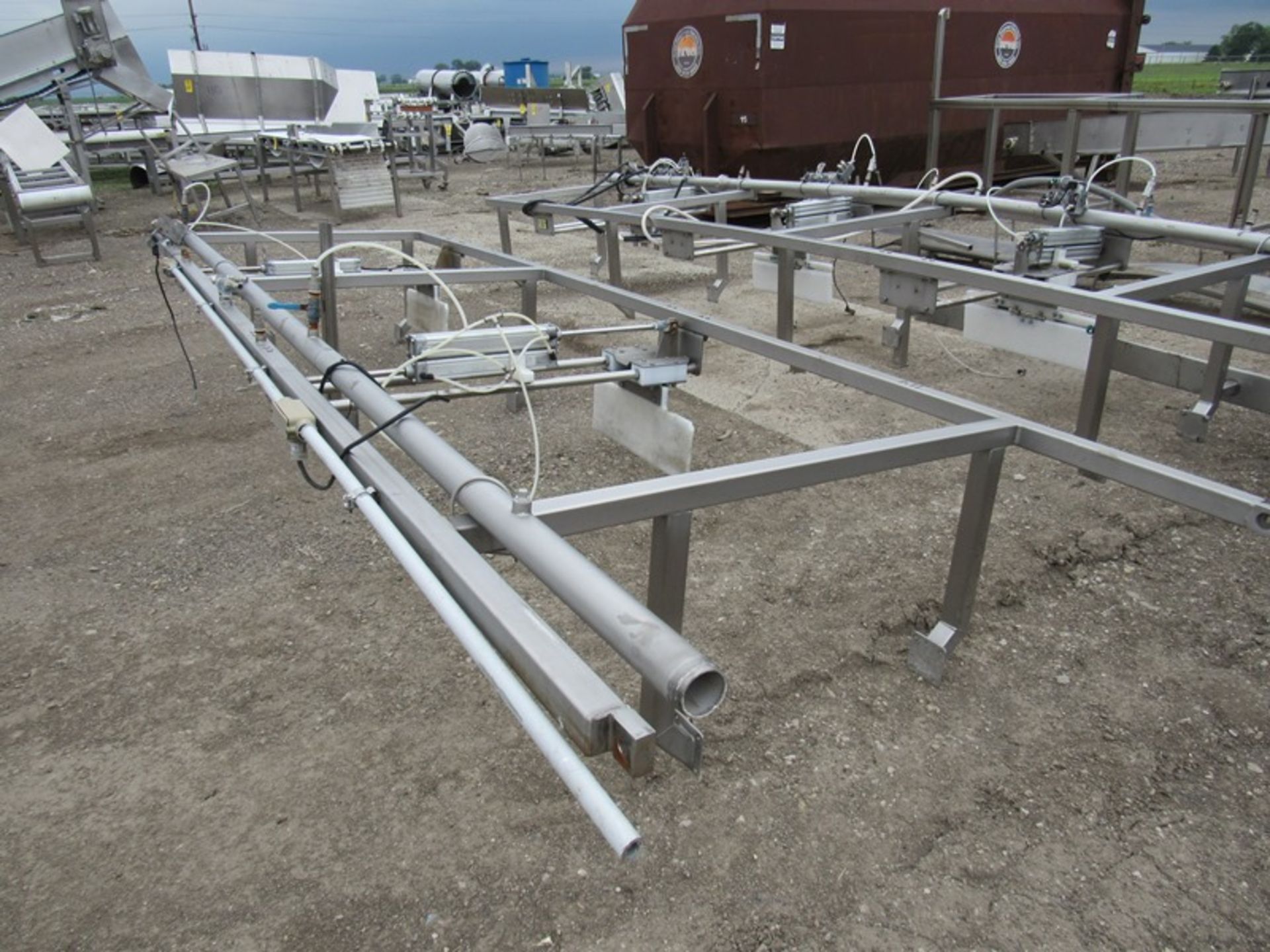 Scrap Lot, Stainless Steel Conveyor Frames, (7) pieces (Loading Fee: $250.00 - Rigger: Norm - Image 3 of 6