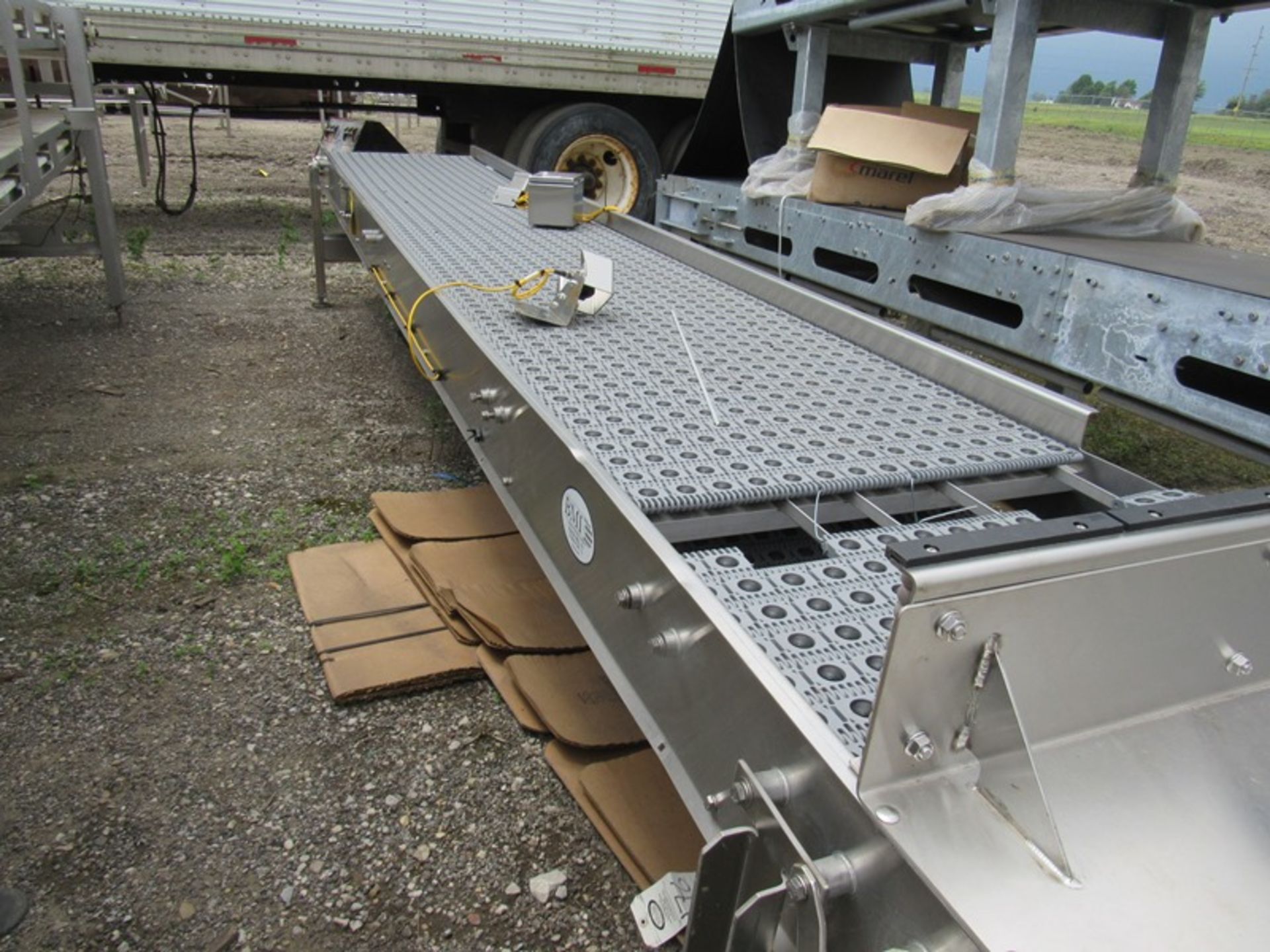BMI Stainless Steel Conveyor, 30" W X 16' Long plastic belt (Loading Fee: $150.00 - Rigger: Norm - Image 2 of 4