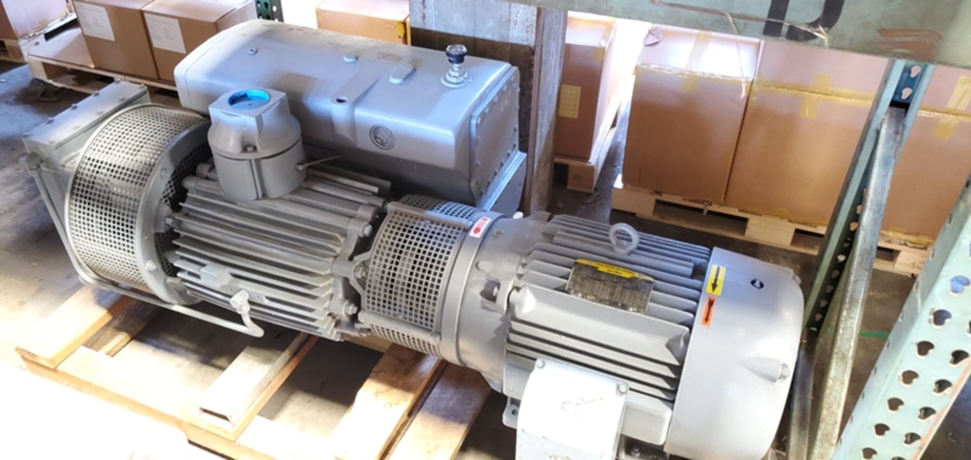 Busch Mdl. RA 0630 Vacuum Pump, 25hp, recently rebuilt, great condition, can be wired to run on