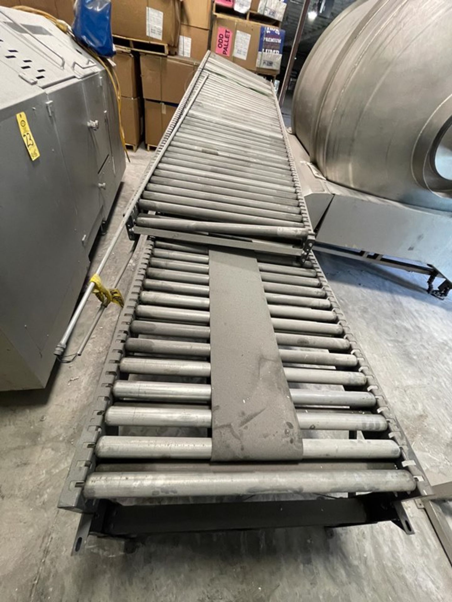 Titan Rolling Conveyor, 2- sections: 189.5” L x 37.25” W x 30.75” H & 139” Lx 37.25” W x 30.75” H,