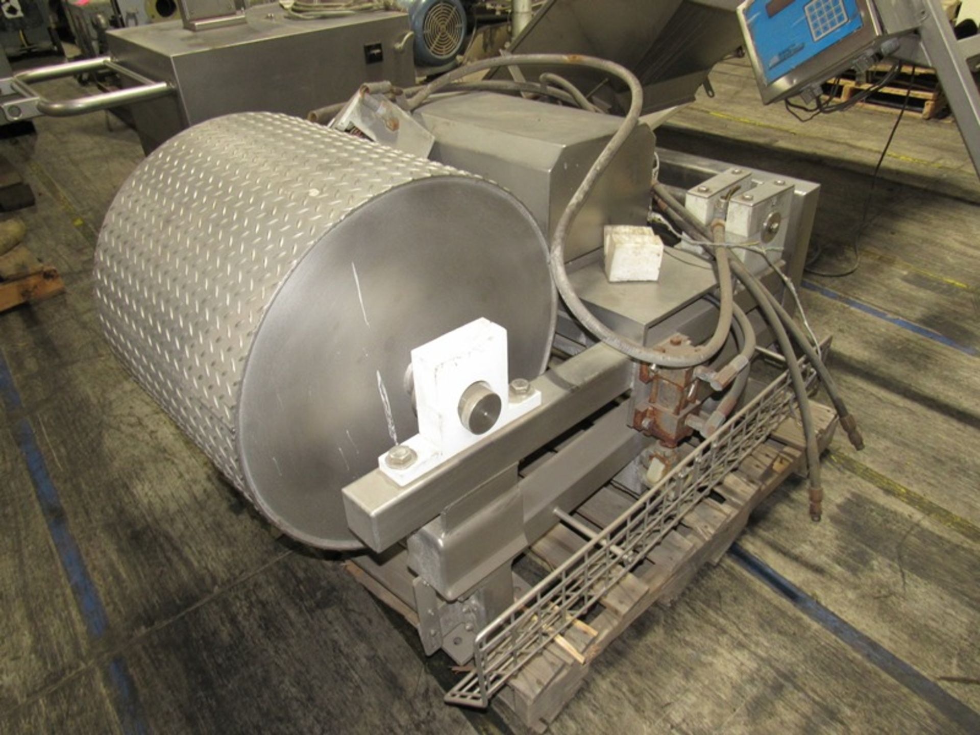 Leblanc Stainless Steel Belly Roller, 24" diam. X 20" wide roller, hydraulic operation (Loading Fee: - Image 2 of 3