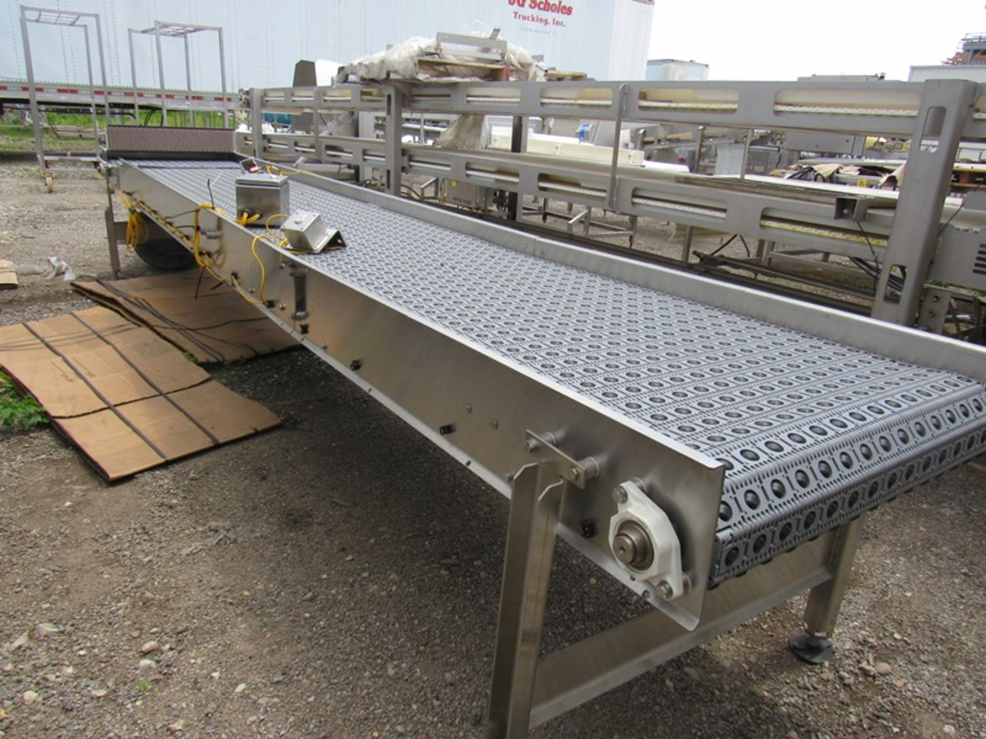 BMI Stainless Steel Conveyor, 30" W X 16' Long plastic belt (Loading Fee: $150.00 - Rigger: Norm - Image 4 of 4