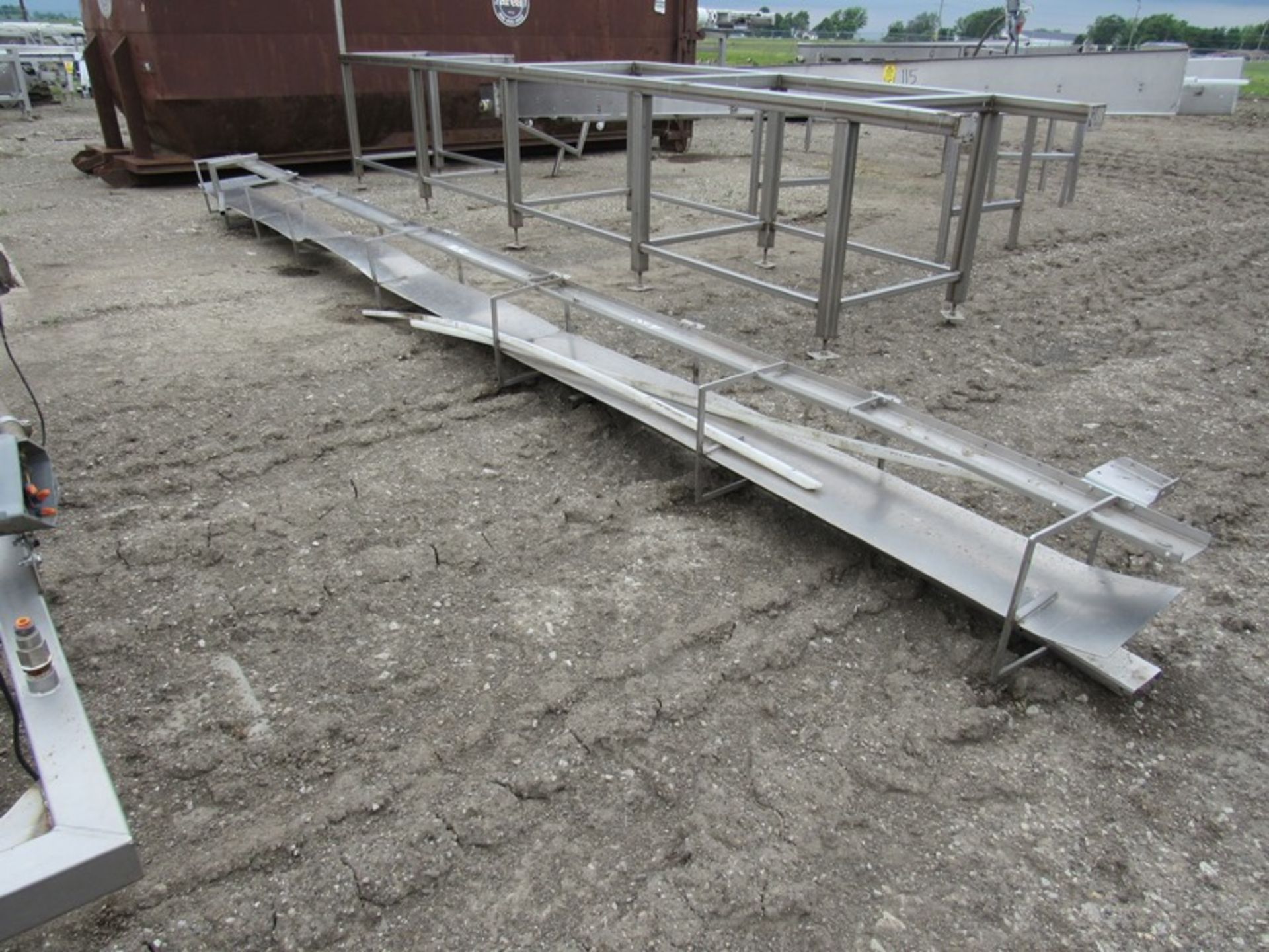 Scrap Lot, Stainless Steel Conveyor Frames, (7) pieces (Loading Fee: $250.00 - Rigger: Norm - Image 5 of 6