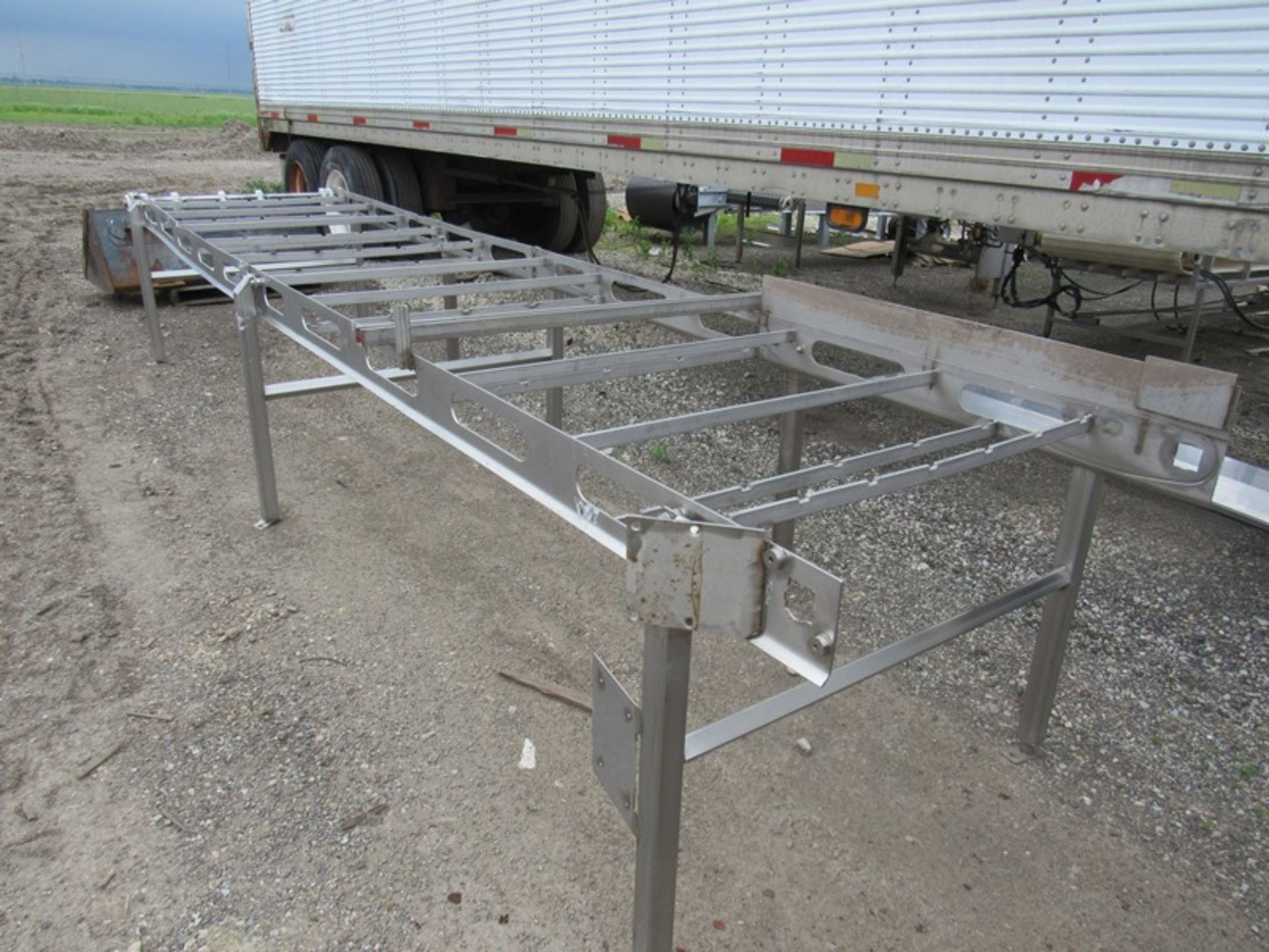Scrap Lot, Stainless Steel Conveyor Frames, (7) pieces (Loading Fee: $250.00 - Rigger: Norm - Image 6 of 6