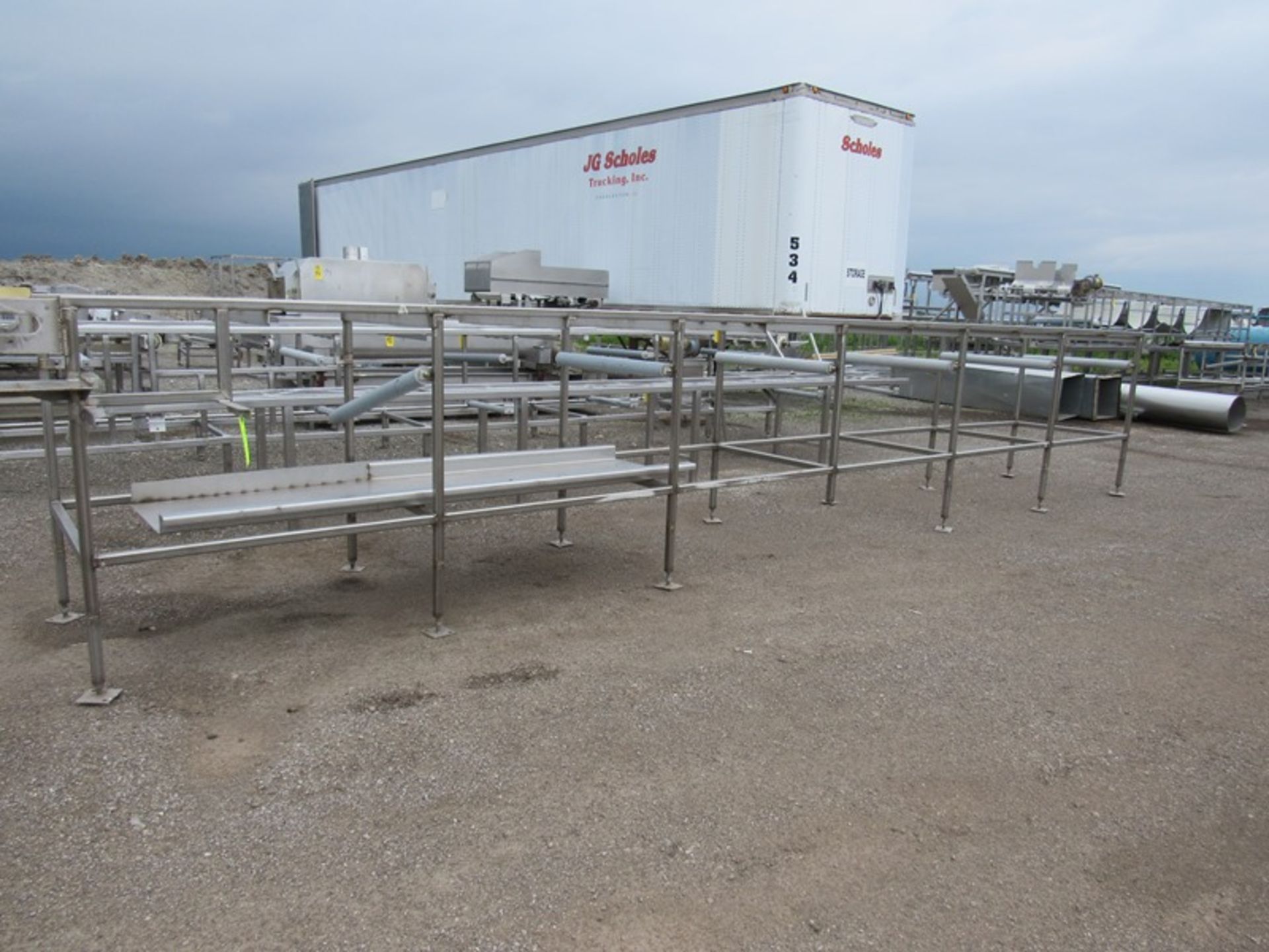 Stainless Steel Conveyor, 36" W X 25' L, no drive (Loading Fee: $150.00 - Rigger: Norm Pavlish - - Image 4 of 4