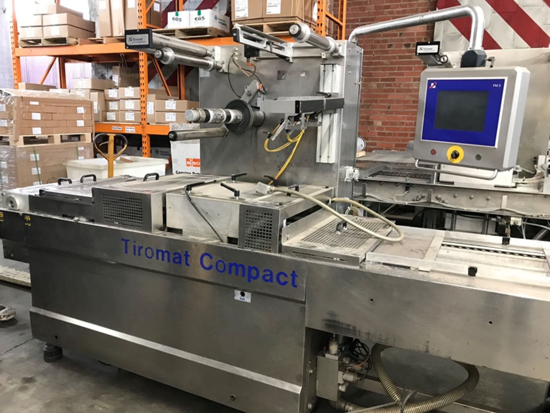 Tiromat Type Compact 330 Rollstock Thermoformer Vacuum Packaging Machine, made in Germany, - Image 8 of 9