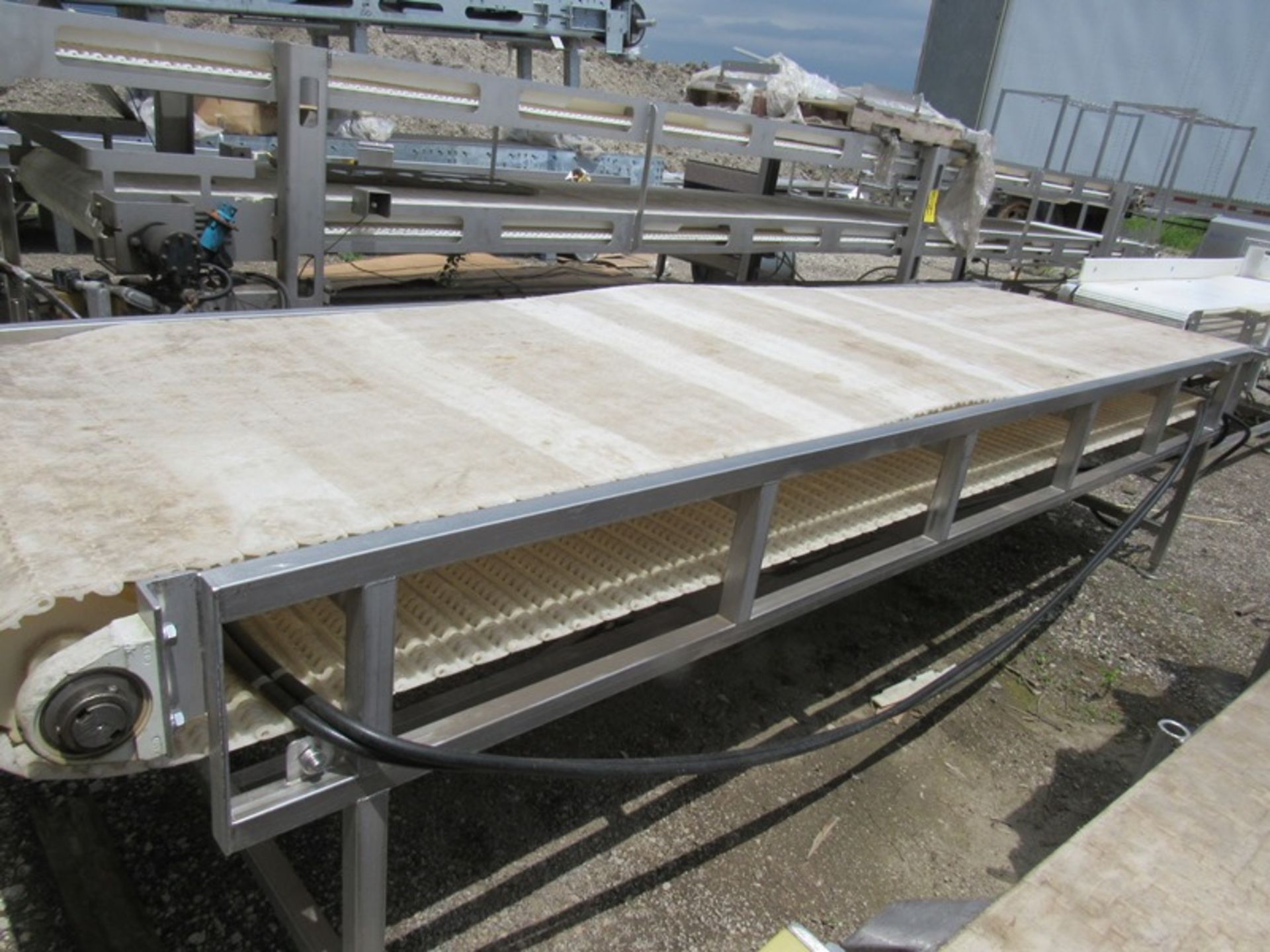 Stainless Steel Conveyor, 36" Wide X 13' Long, hydraulic drive (Loading Fee: $150.00 - Rigger: - Image 2 of 3