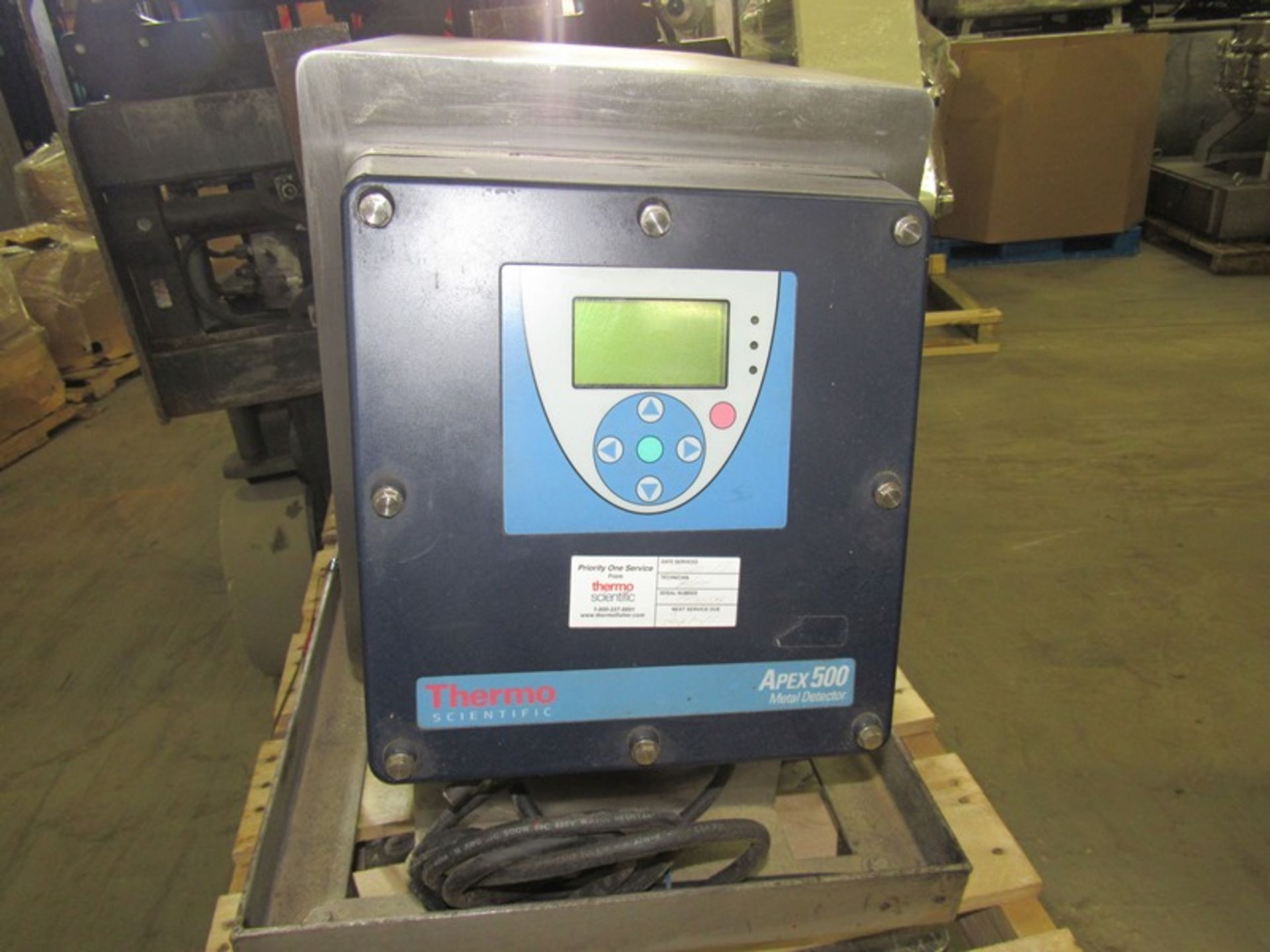 Thermo Mdl. Apex 500 Metal Detector Aperture, 11 3/4" W X 5 3/4" T opening, Located in Sandwich, IL - Image 3 of 3