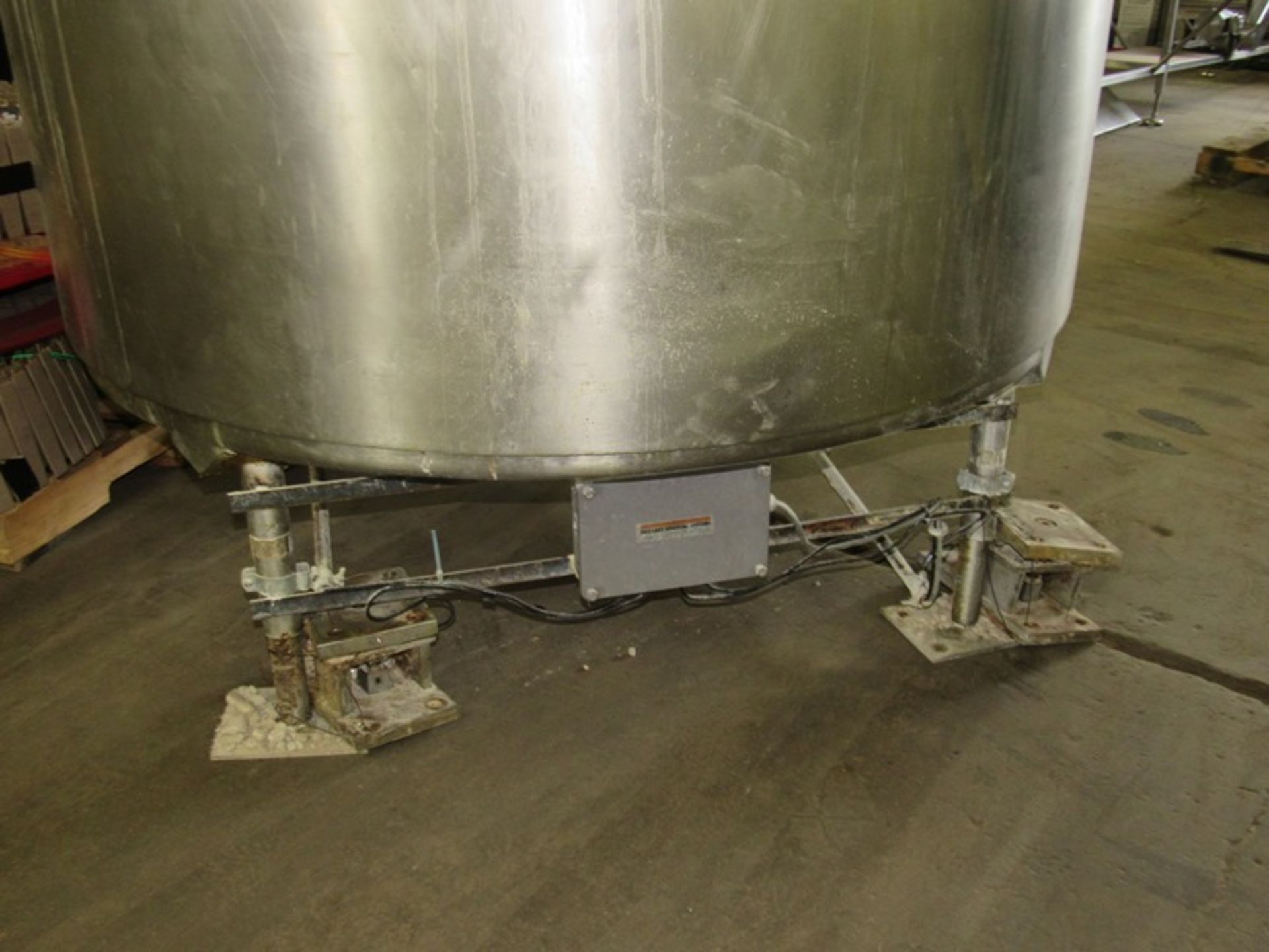 Groen Mdl. 800 Gal. Stainless Steel Jacketed Tank, 800 gallon capacity, 5' Dia. X 64" Deep with - Image 8 of 11