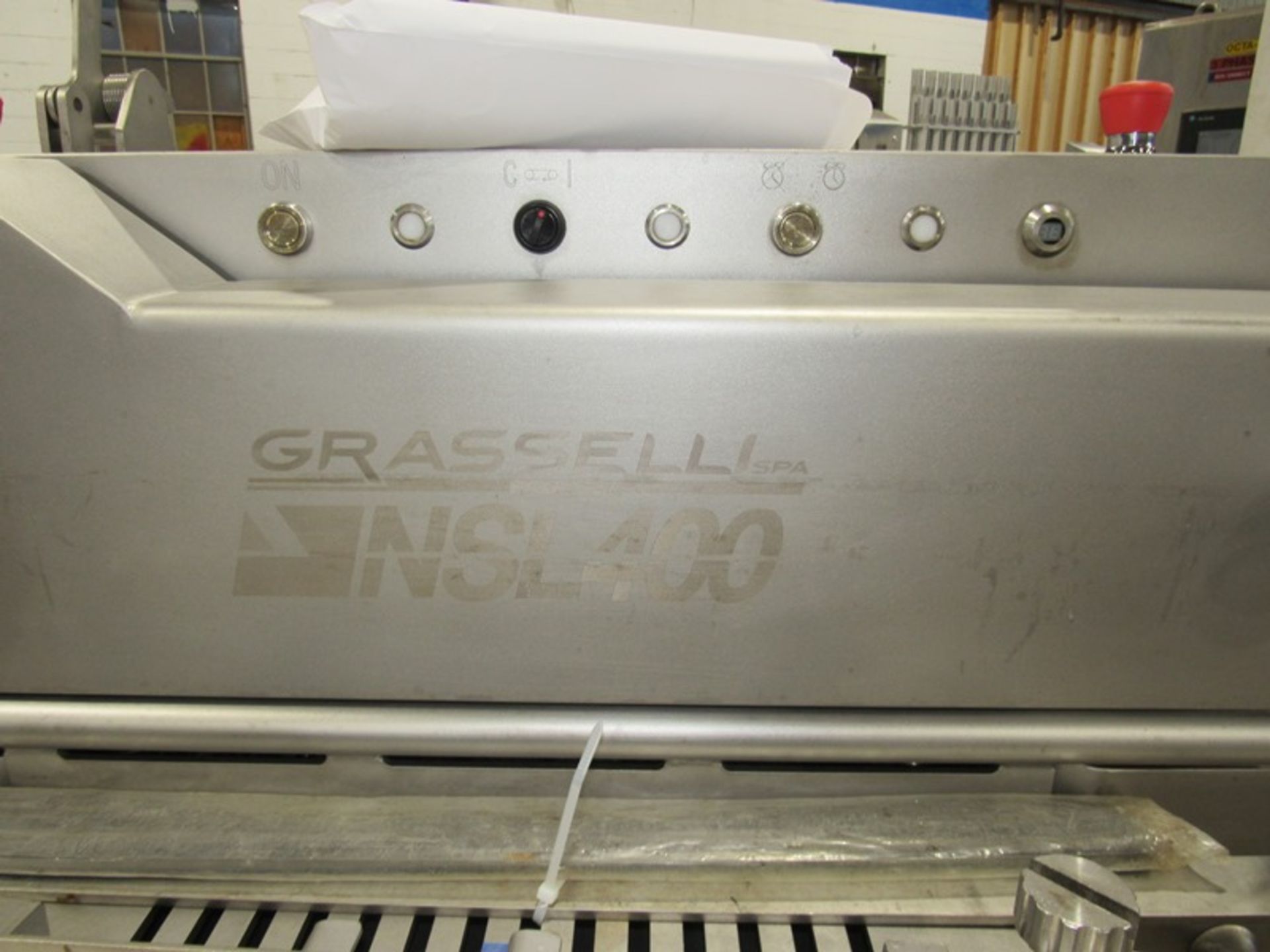 Grasselli Mdl. NSL400 Vertical Meat Slicer, Ser. #X12R04/1020N, 5 mm blade spacing, 480 volts, 3 - Image 5 of 8