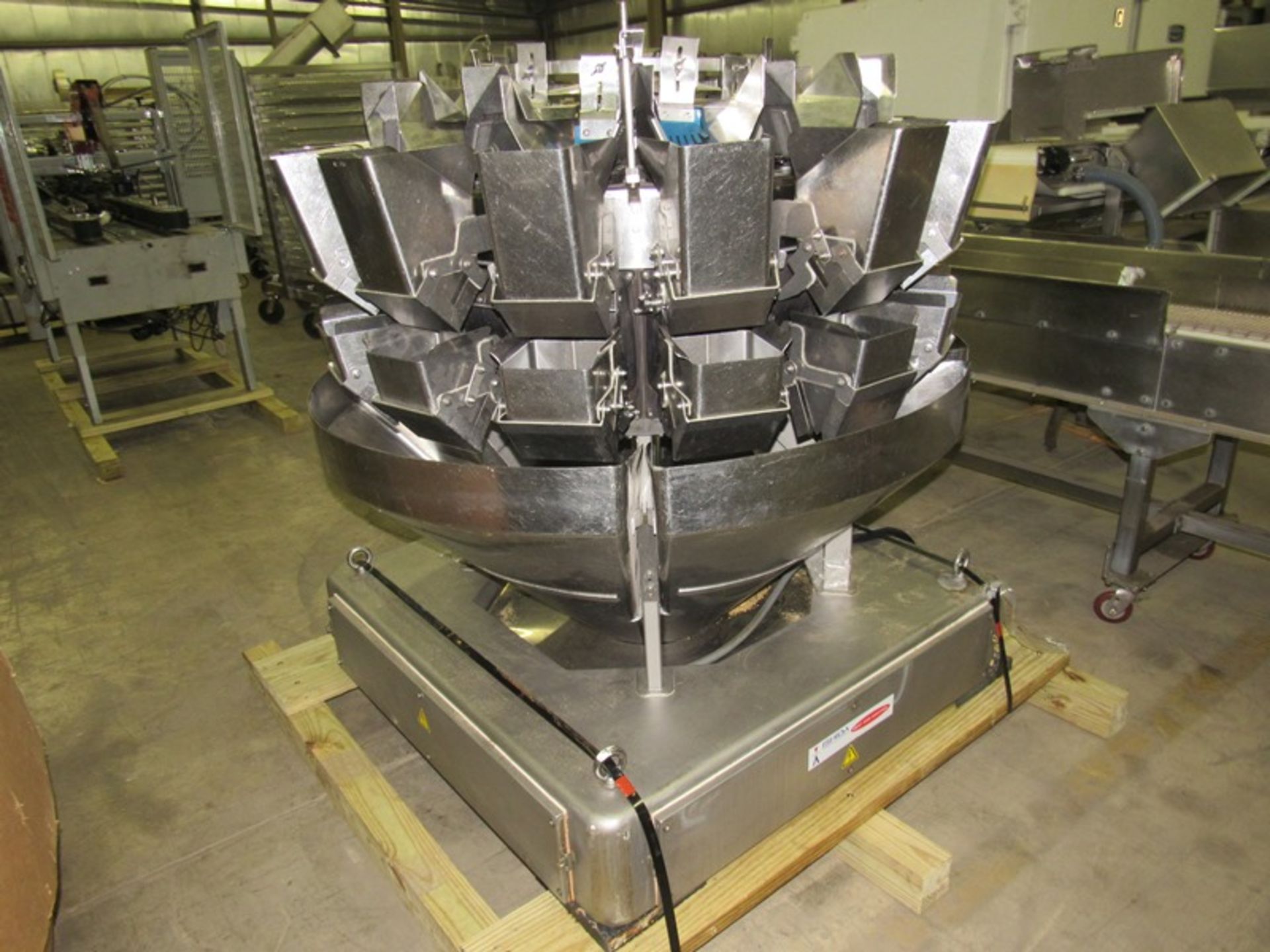 Ishida Mdl. CCW-NZ-214W-S/30-WP Stainless Steel 14 Smooth Bucket Scale, Ser. #40296, Mfg. 1999 with - Image 2 of 4