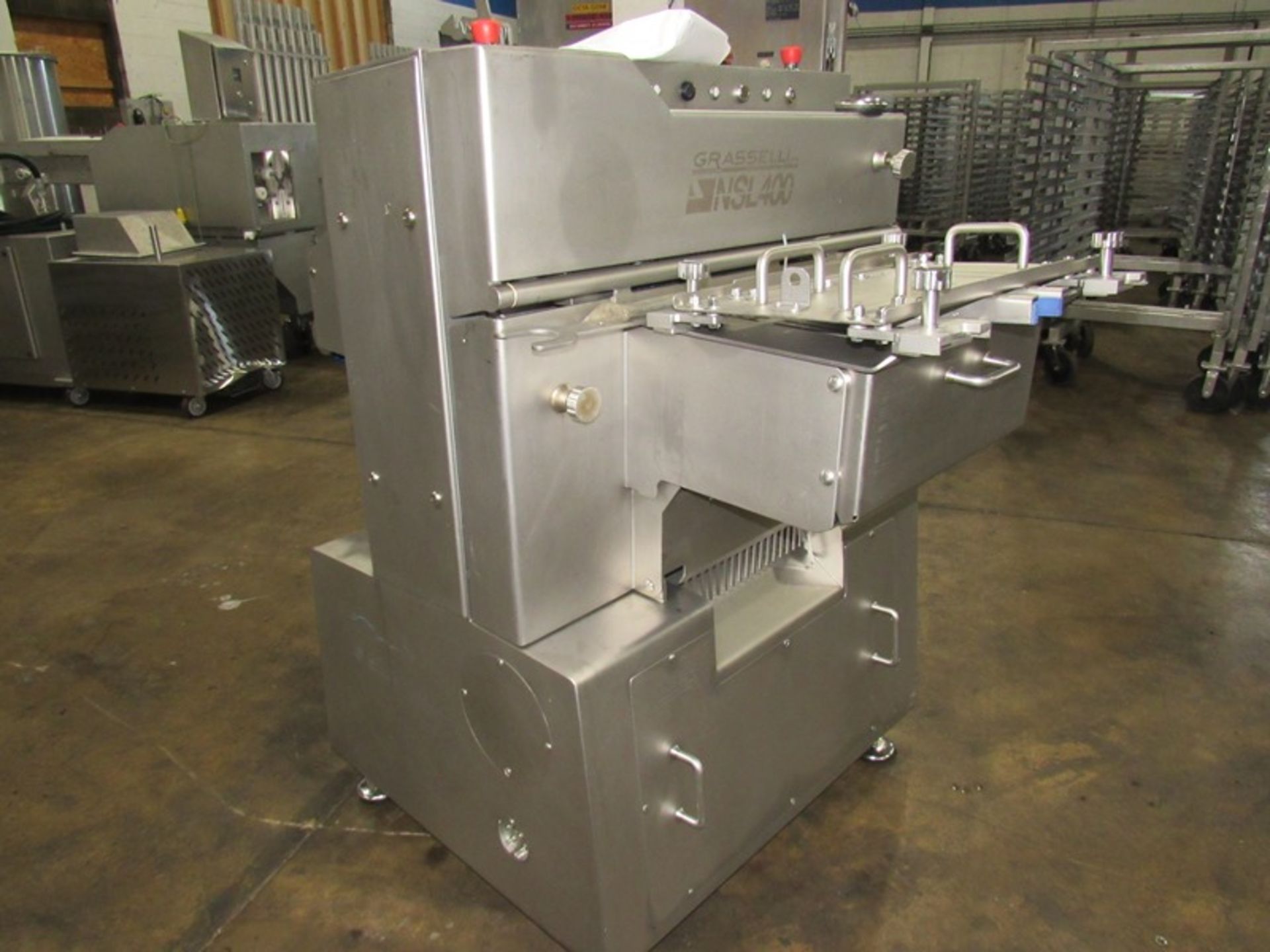 Grasselli Mdl. NSL400 Vertical Meat Slicer, Ser. #X12R04/1020N, 5 mm blade spacing, 480 volts, 3 - Image 3 of 8