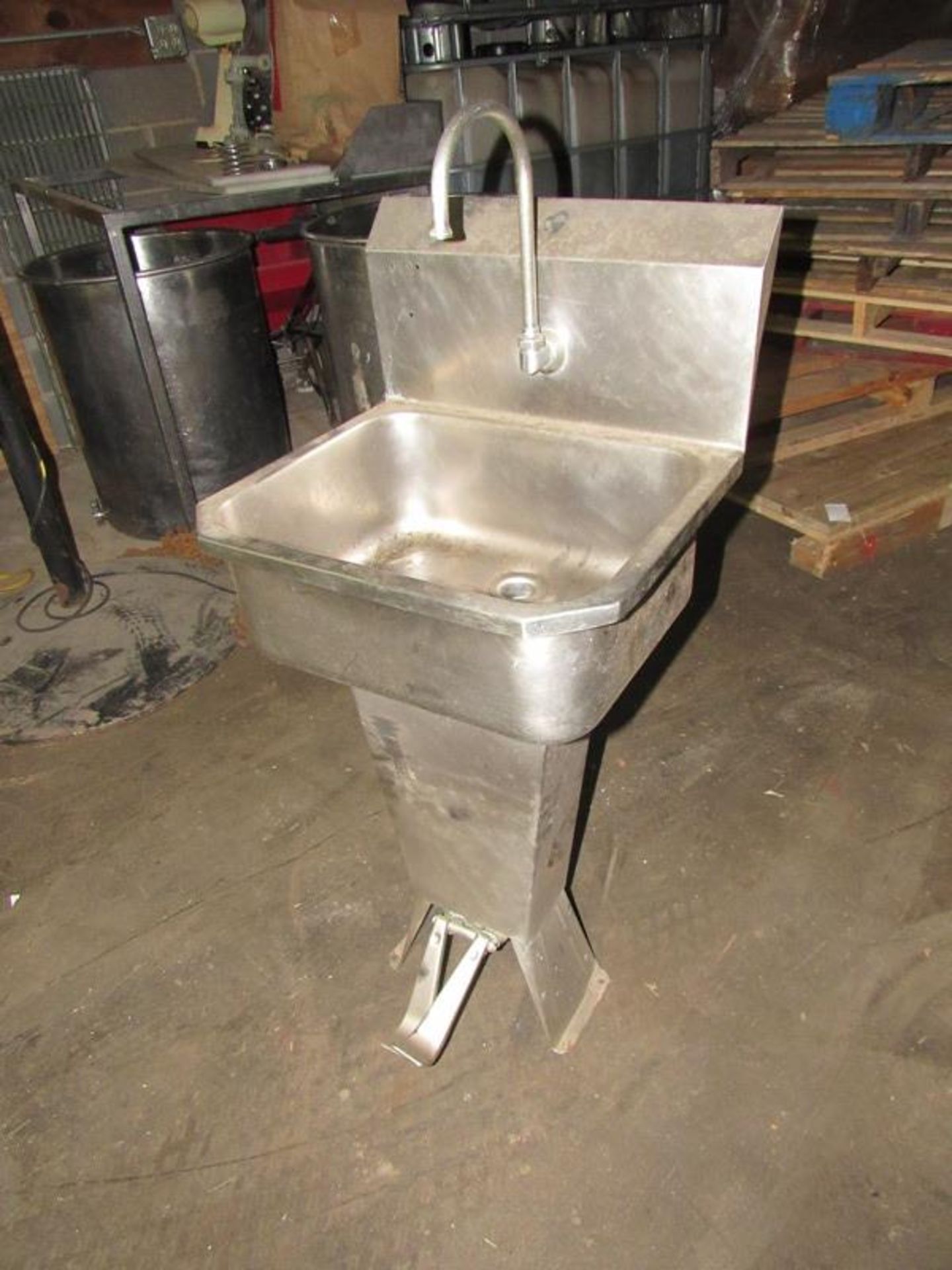 Stainless Steel Hand Wash Sink Located in Sandwich, IL