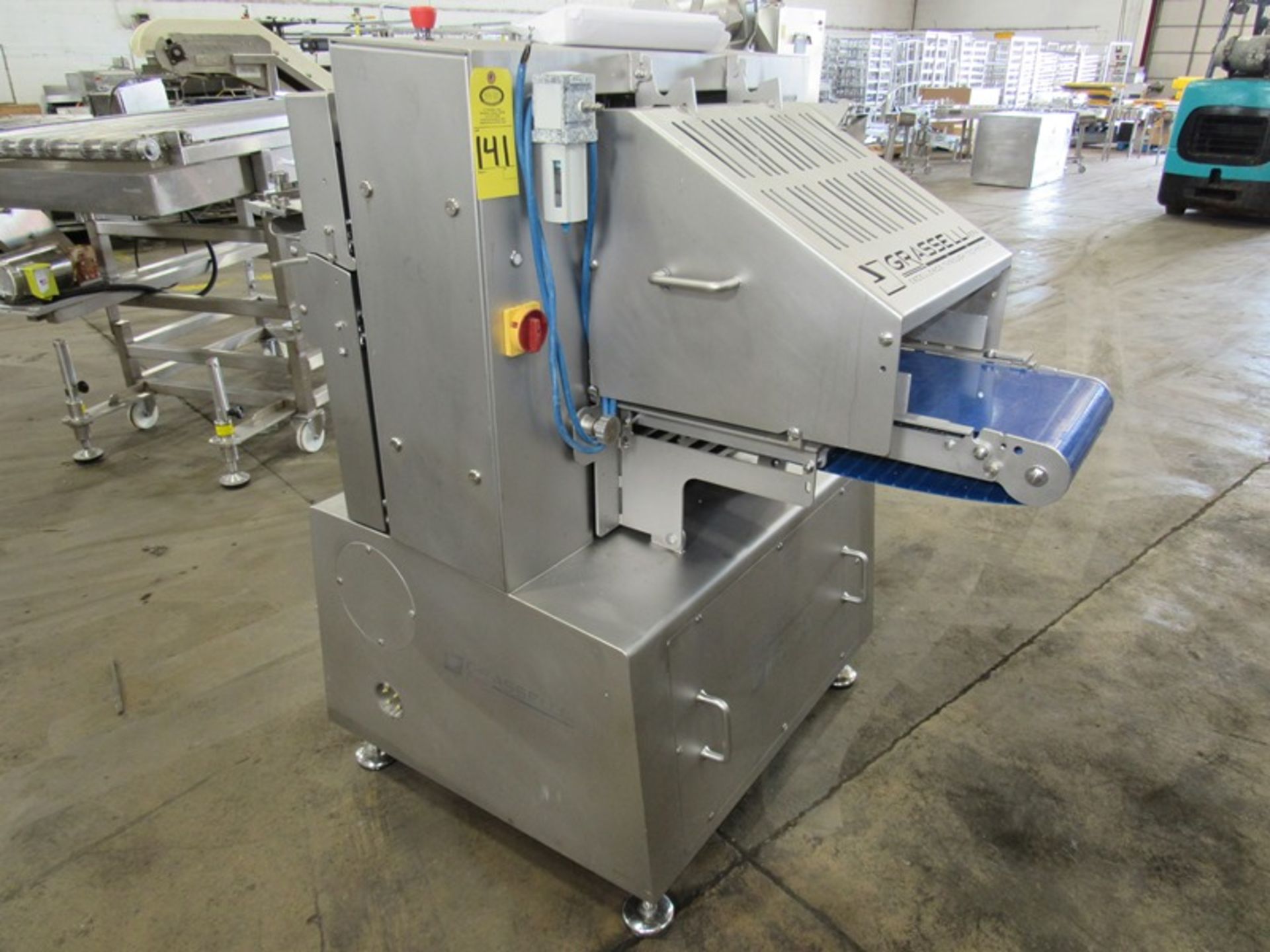 Grasselli Mdl. NSL400 Vertical Meat Slicer, Ser. #X12R04/1020N, 5 mm blade spacing, 480 volts, 3