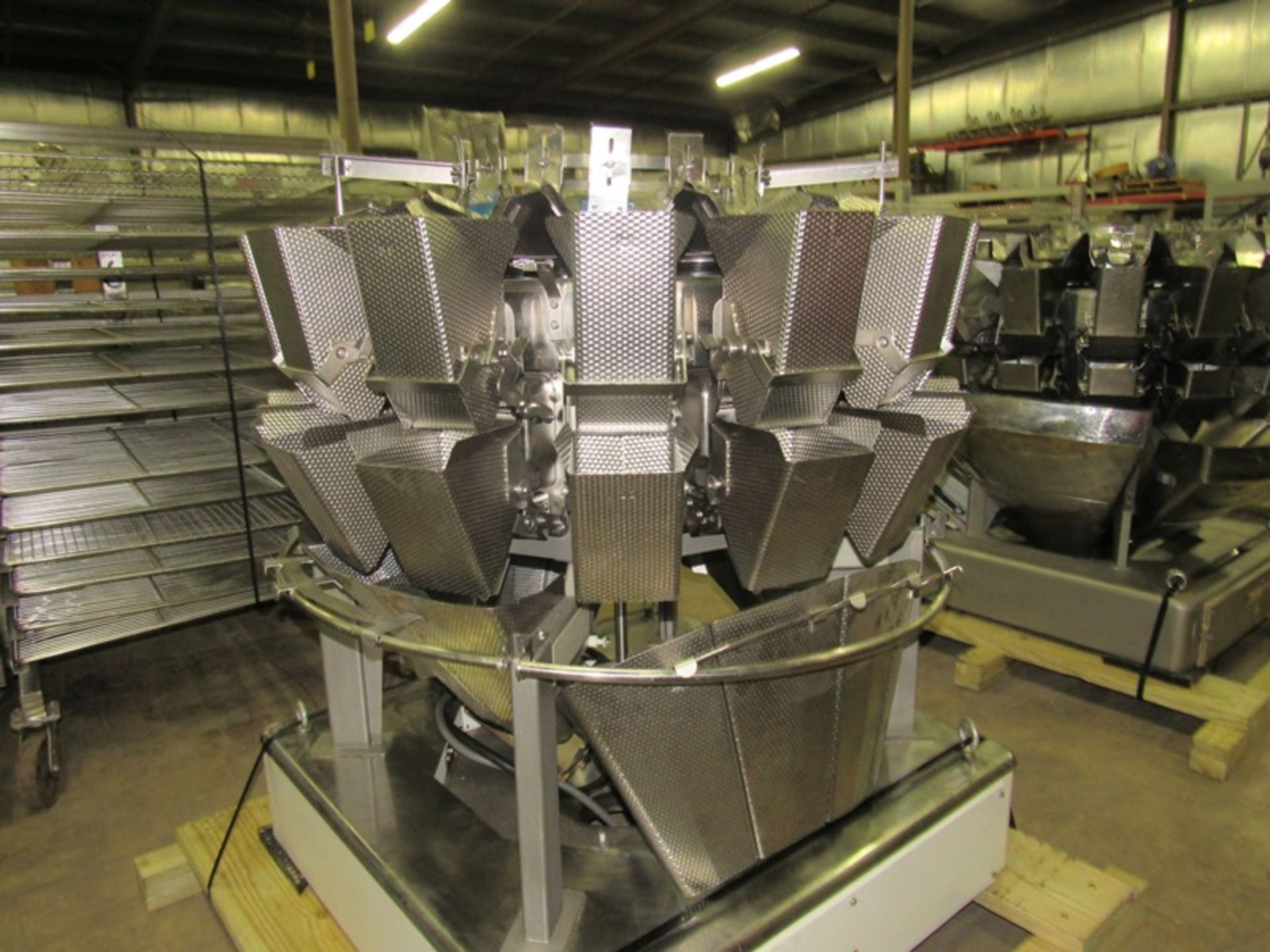 Ishida Mdl. CCW-M-214W-S/30-PB Stainless Steel 14 Dimpled Bucket Scale, Ser. #41996, Mfg. 1999, with - Image 2 of 5