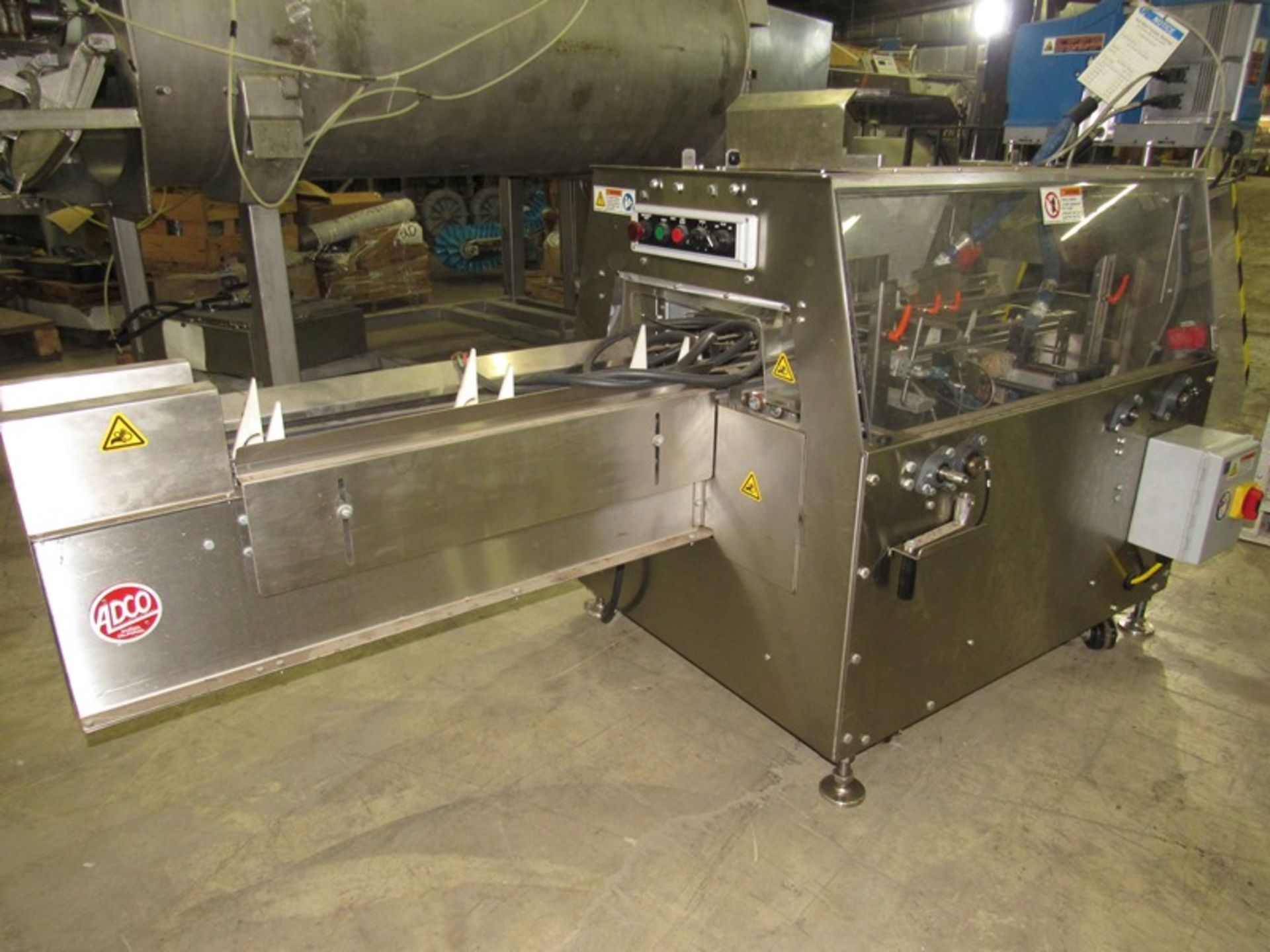 ADCO Mdl. 15HCS-50-SS Compact End Carton Sealer on casters with leveling feet, stainless steel - Image 2 of 17