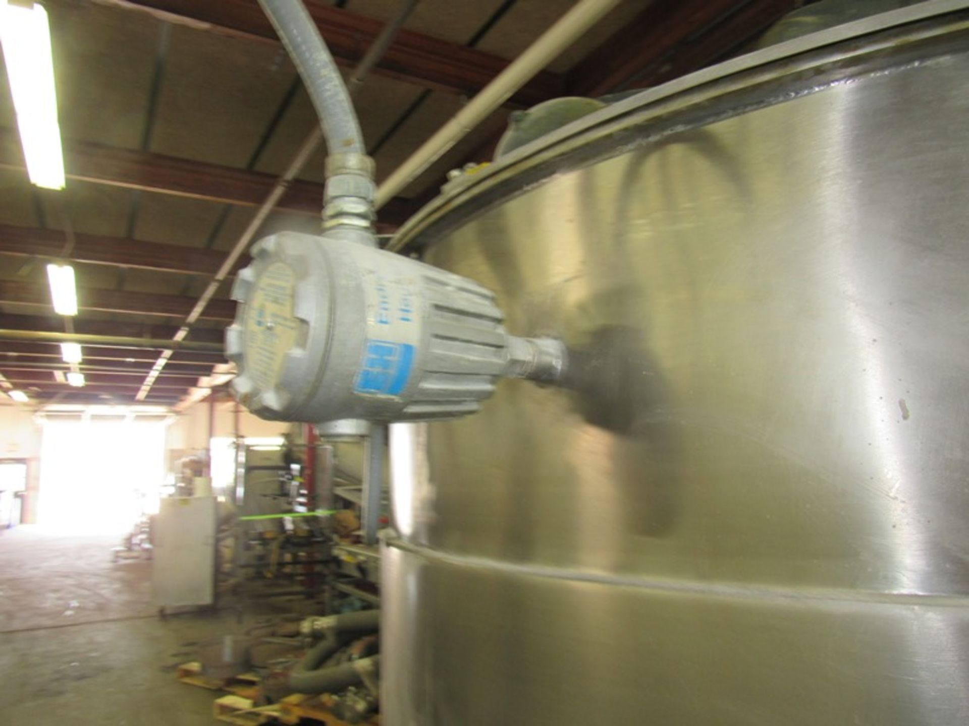 Groen Mdl. 800 Gal. Stainless Steel Jacketed Tank, 800 gallon capacity, 5' Dia. X 64" Deep with - Image 3 of 11