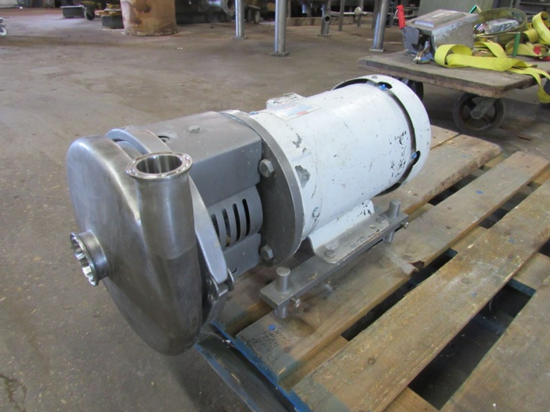 Ampco Pumps Mdl. A0218MD18T-S Stainless Steel Centrifugal Pump, 1" inlet/2" outlet, motor 5 h.p., - Image 2 of 3