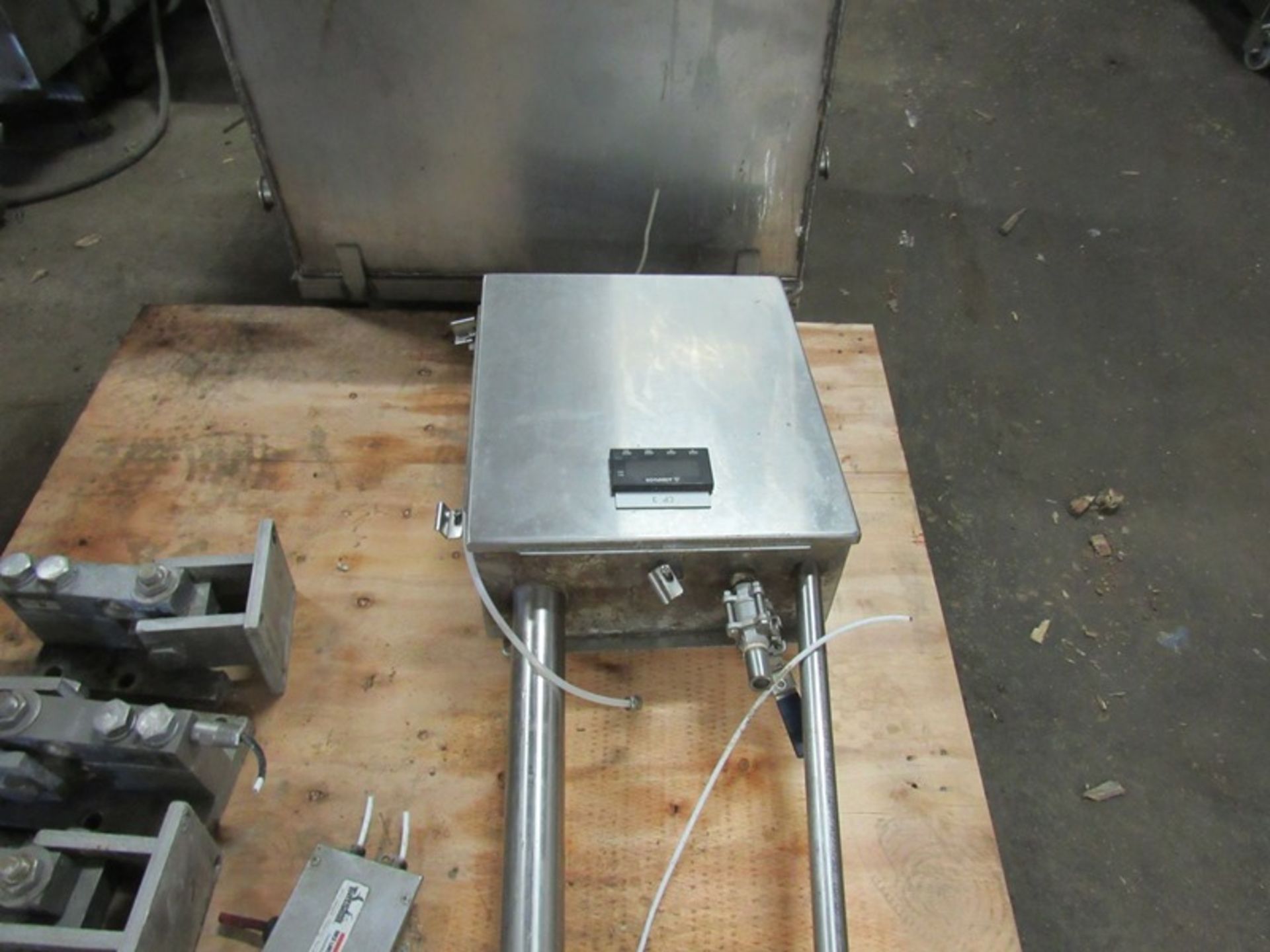 Hamilton Stainless Steel Jacketed Kettle with side bottom scrape agitation, stainless steel mixer - Image 13 of 23