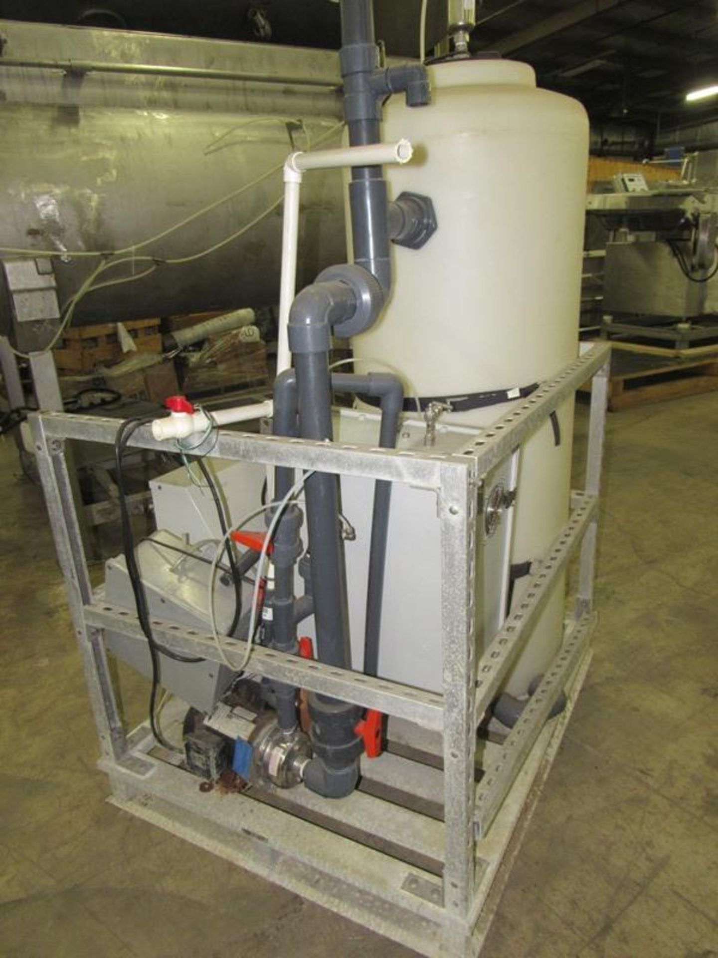 Air Step Corp PSA Oxygen Generator with poly tank, 24" Dia. X 6' T with pump and controls Located in - Image 6 of 7