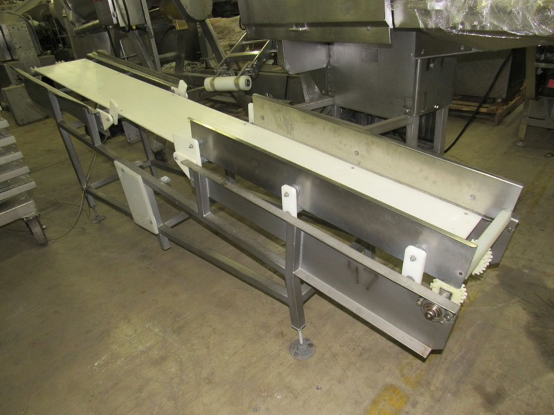 Incline Conveyor, 12" W X 113" L (no belt) Located in Sandwich, IL - Image 2 of 4