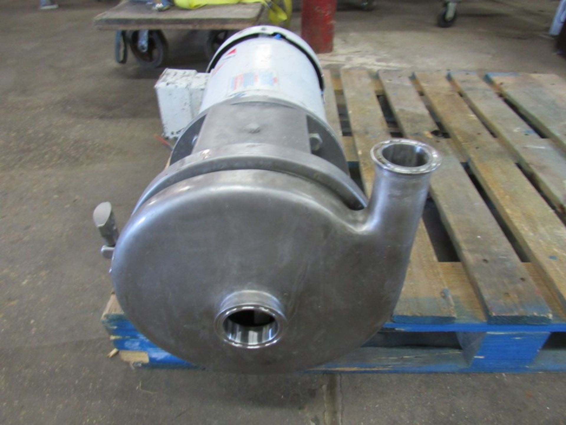 Ampco Pumps Mdl. A0218MD18T-S Stainless Steel Centrifugal Pump, 1" inlet/2" outlet, motor 5 h.p., - Image 3 of 3