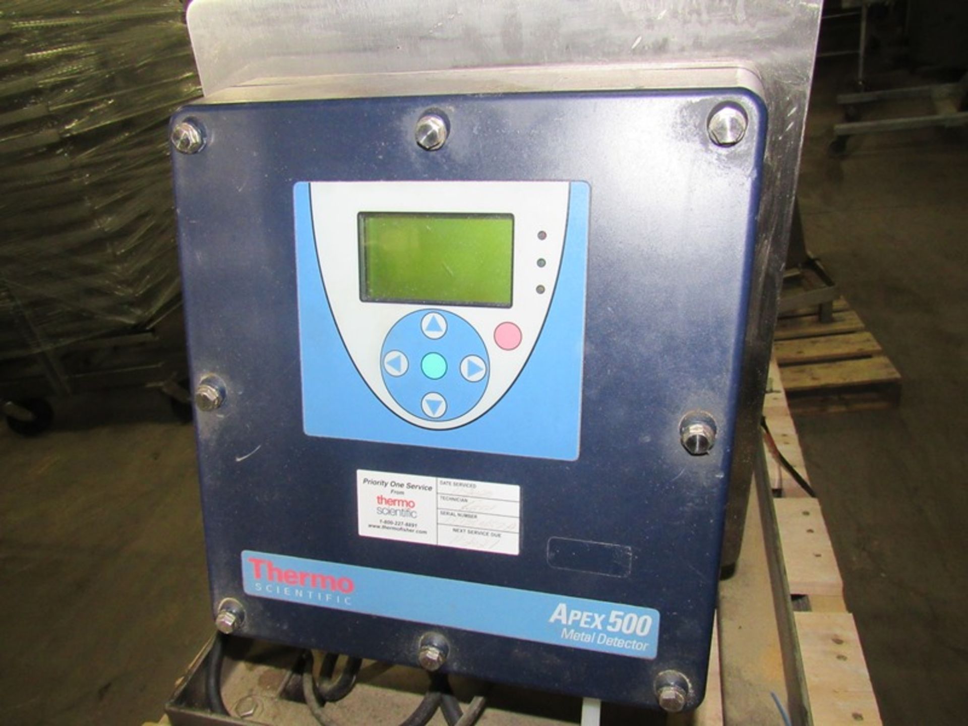 Thermo Mdl. Apex 500 Metal Detector Aperture, 11 3/4" W X 5 3/4" T opening, Located in Sandwich, IL - Image 3 of 3