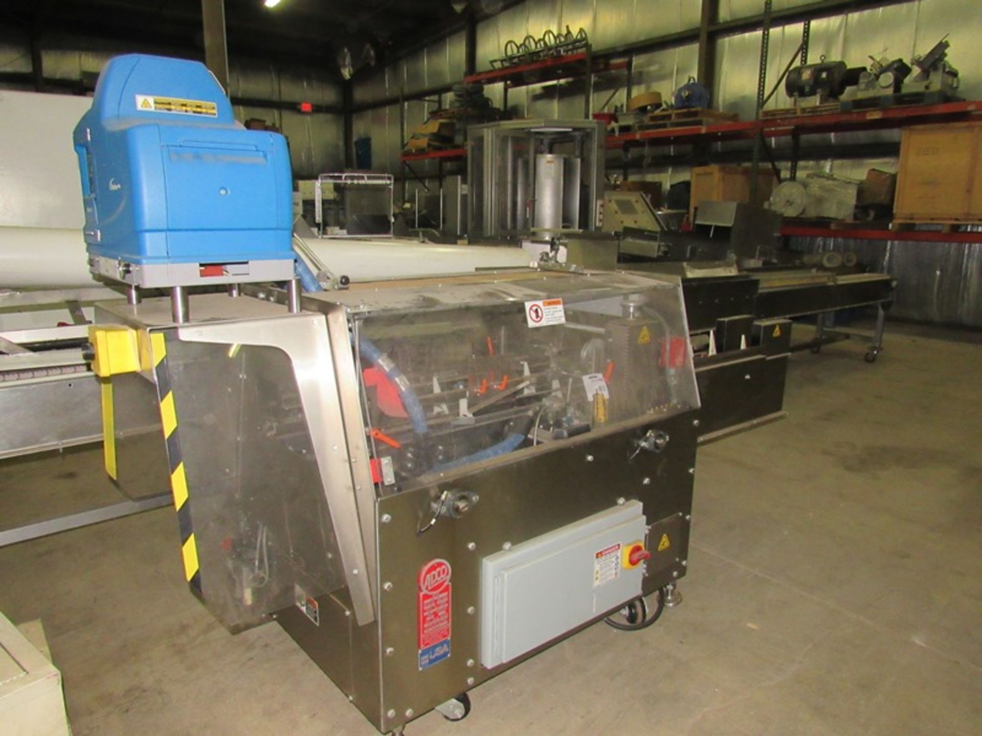 ADCO Mdl. 15HCS-50-SS Compact End Carton Sealer on casters with leveling feet, stainless steel - Image 4 of 17