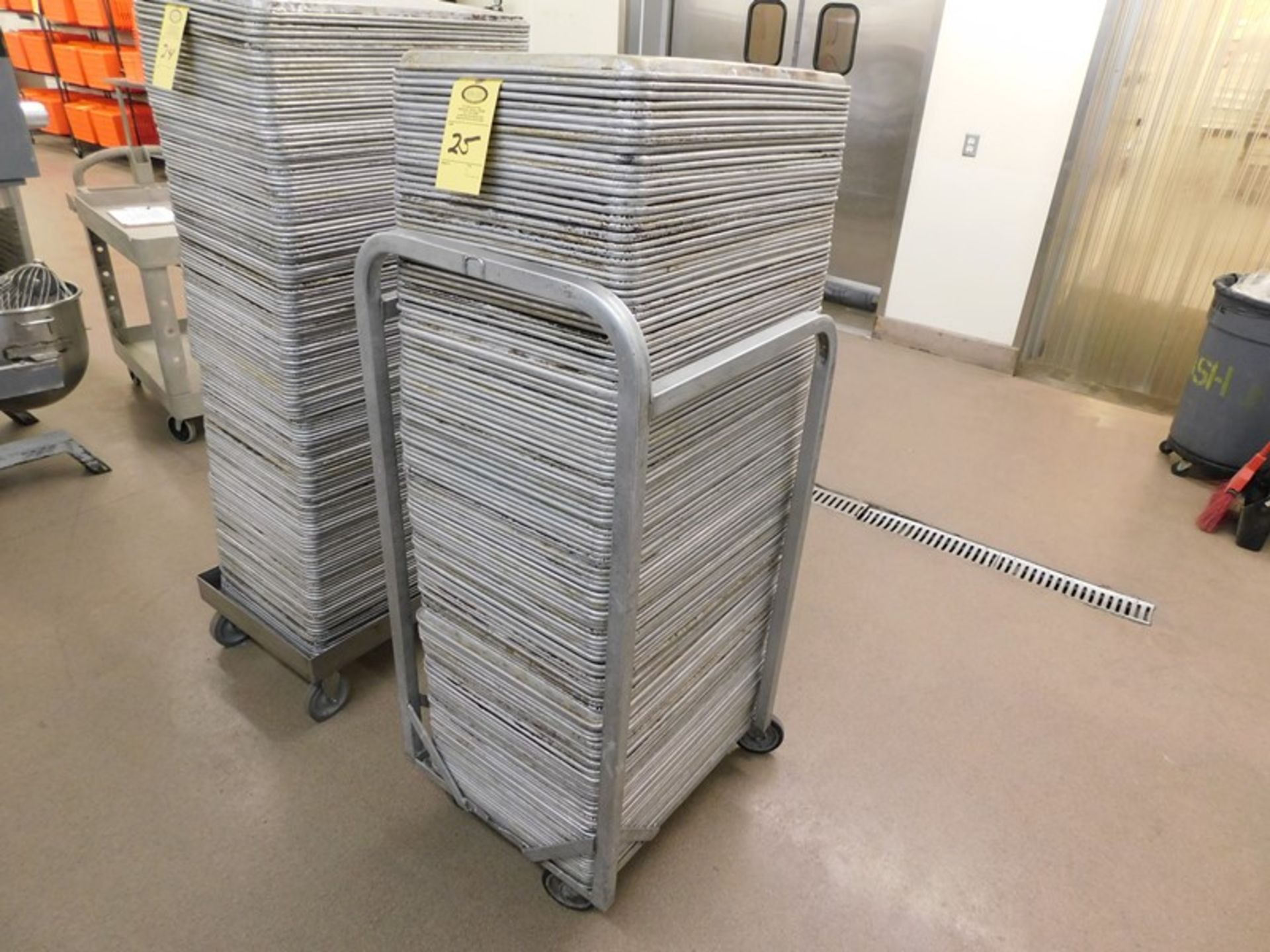 Aluminum Trays, 26" X 17 3/4" X 1" (Loading Fee: $25.00 Nebraska Stainless- Norm Pavlish (402)540-88