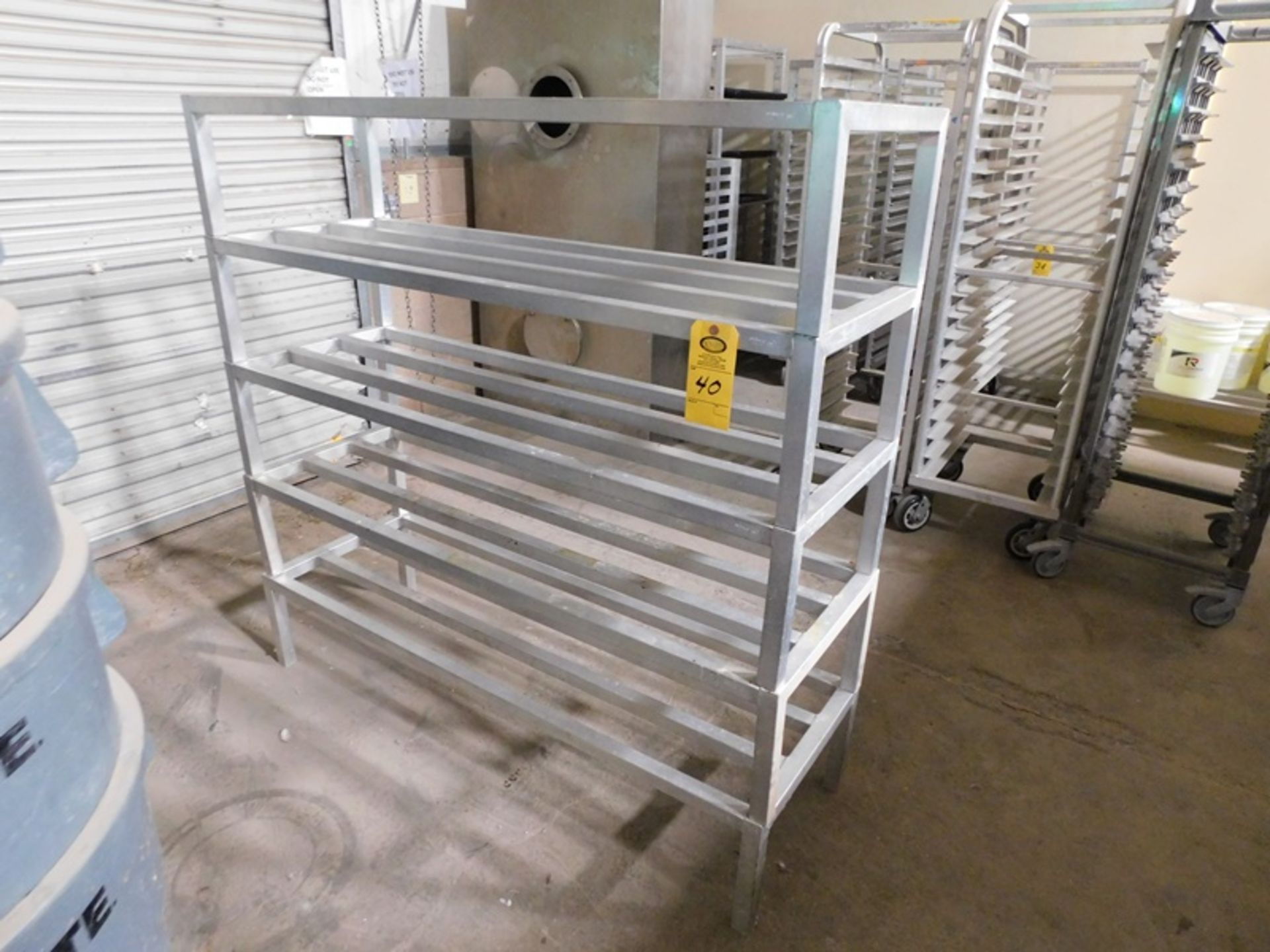 Aluminum Dunnage Racks & Contents, 20" X 60" X 12", Misc. Buckets - (Loading Fee: $30.00 Nebraska