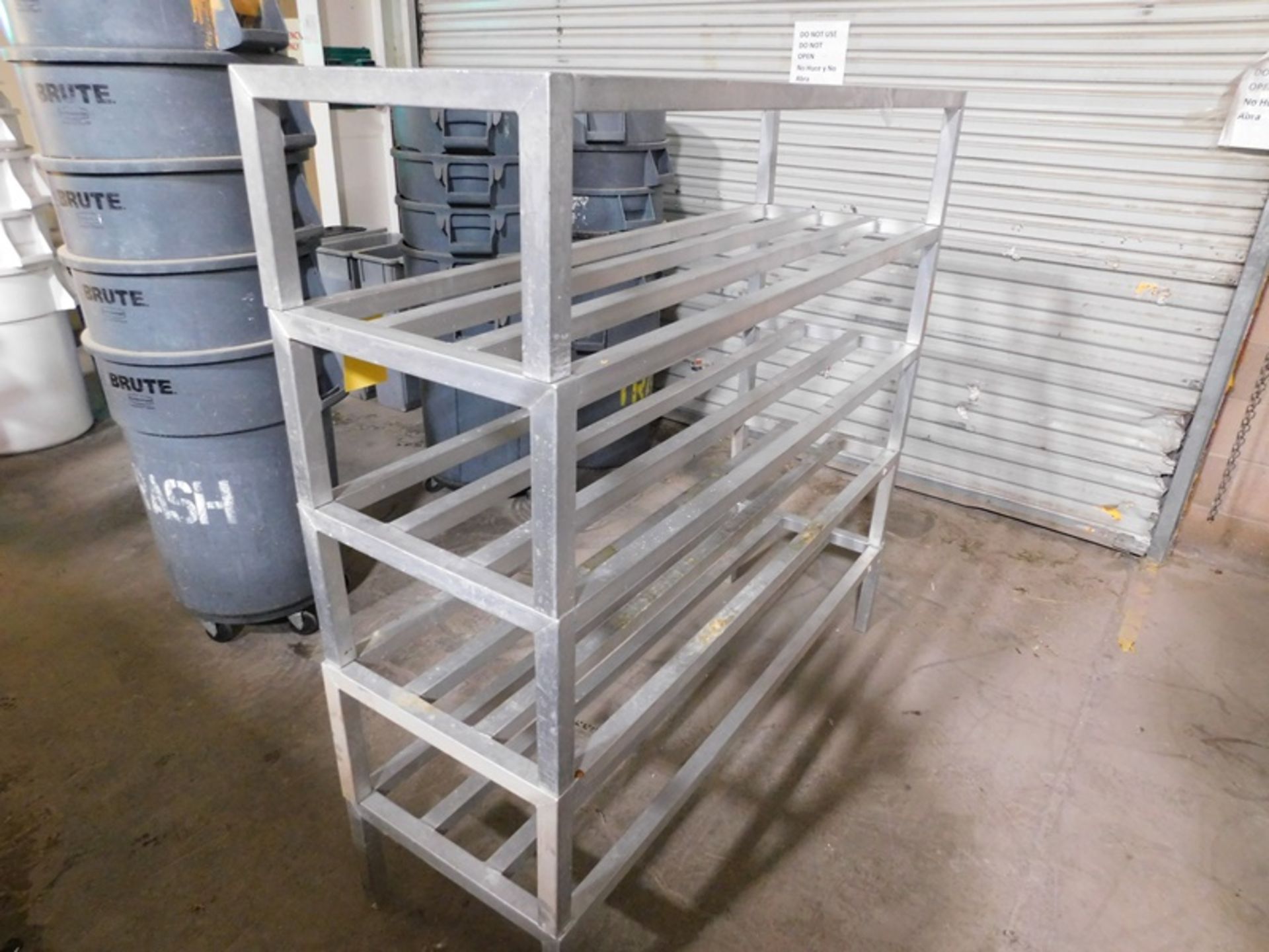 Aluminum Dunnage Racks & Contents, 20" X 60" X 12", Misc. Buckets - (Loading Fee: $30.00 Nebraska - Image 2 of 3