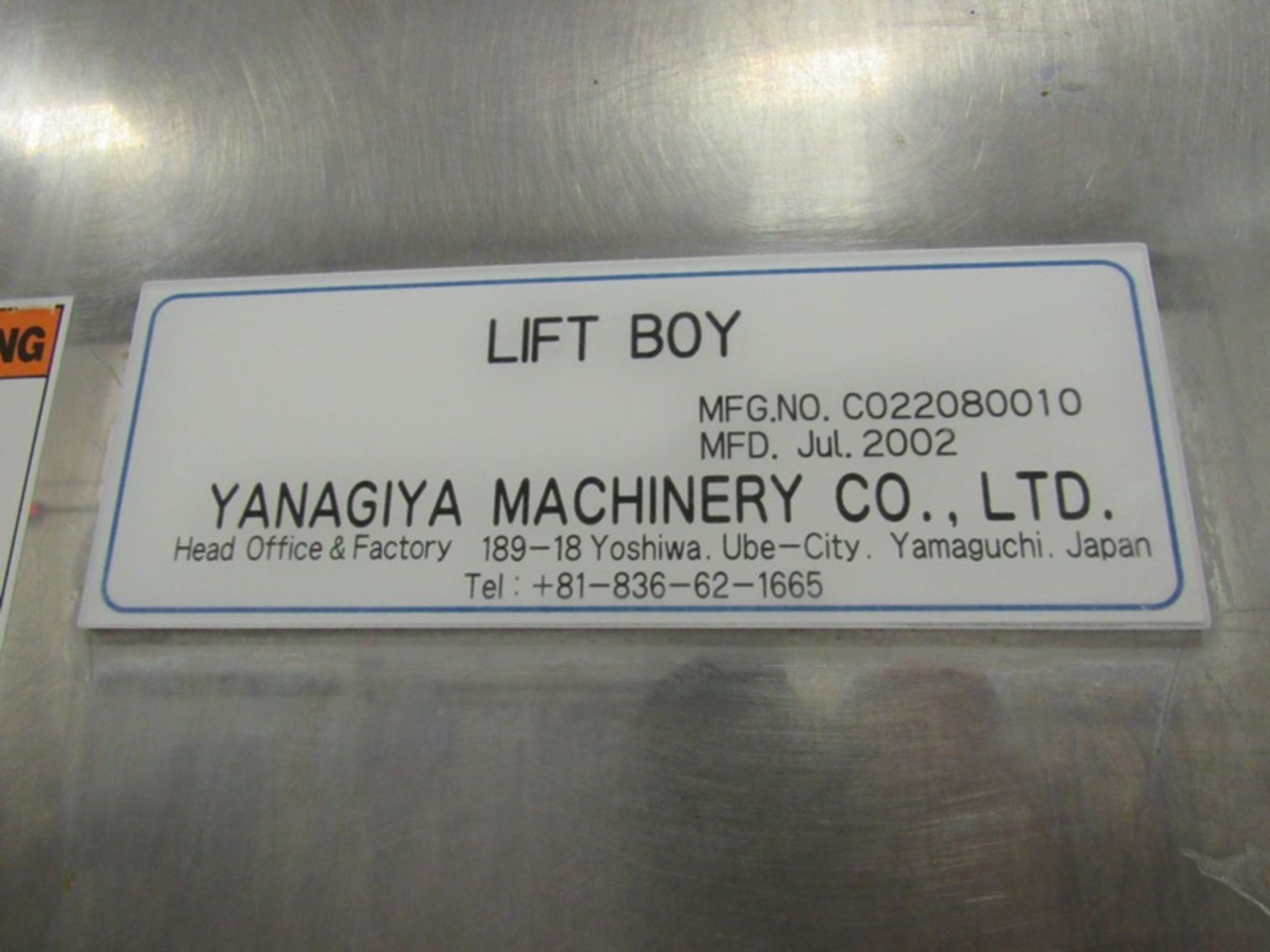 Yanagiya Mdl. BC360 Stainless Steel Ball Cutter, Ser. #C021280010, 34" Dia. bowl, 3-stainless - Image 24 of 24