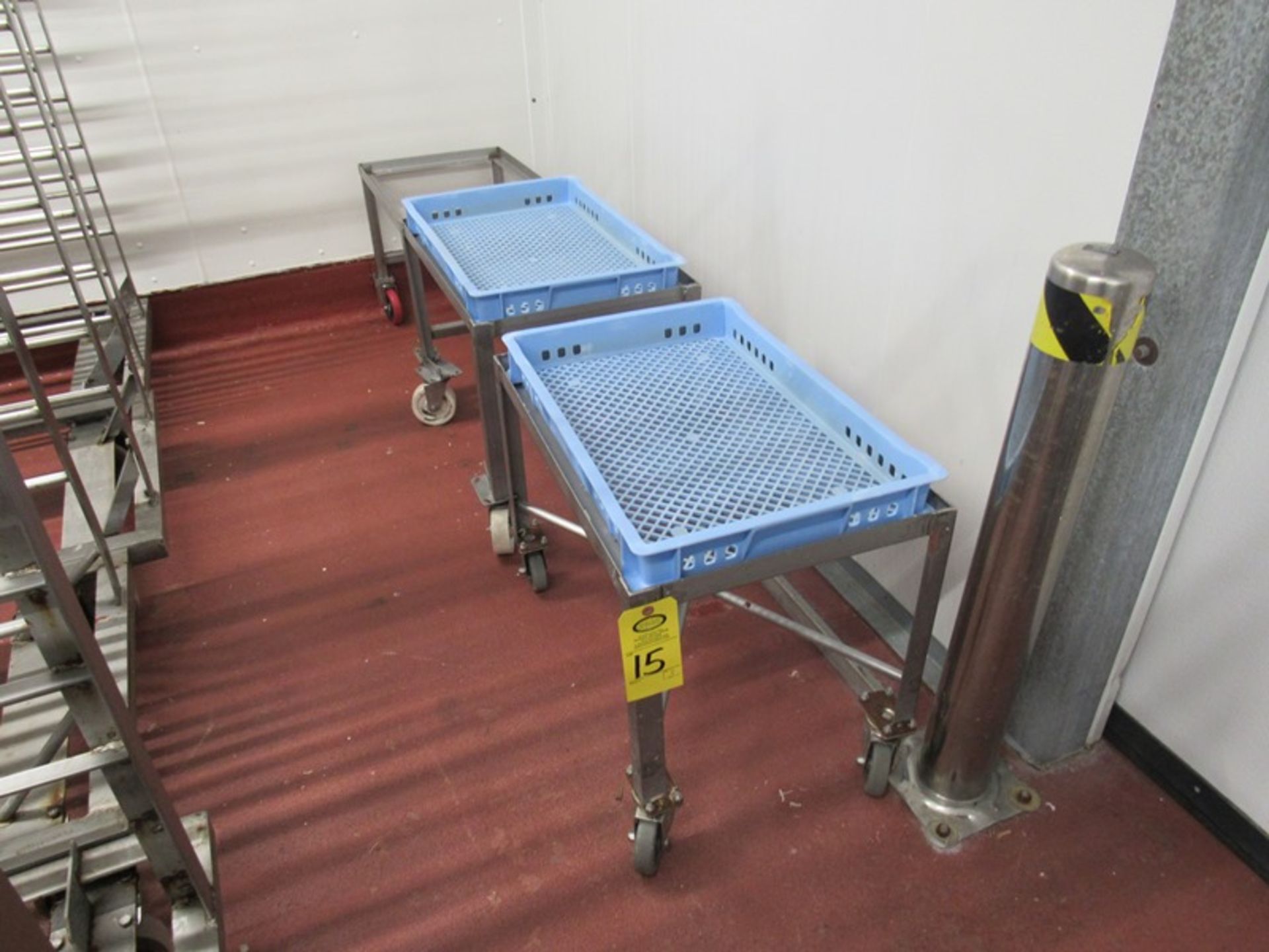 Stainless Steel Portable Tote Racks, 19" W X 28 1/2" L (Required Loading Fee $25.00 Norm Pavlish