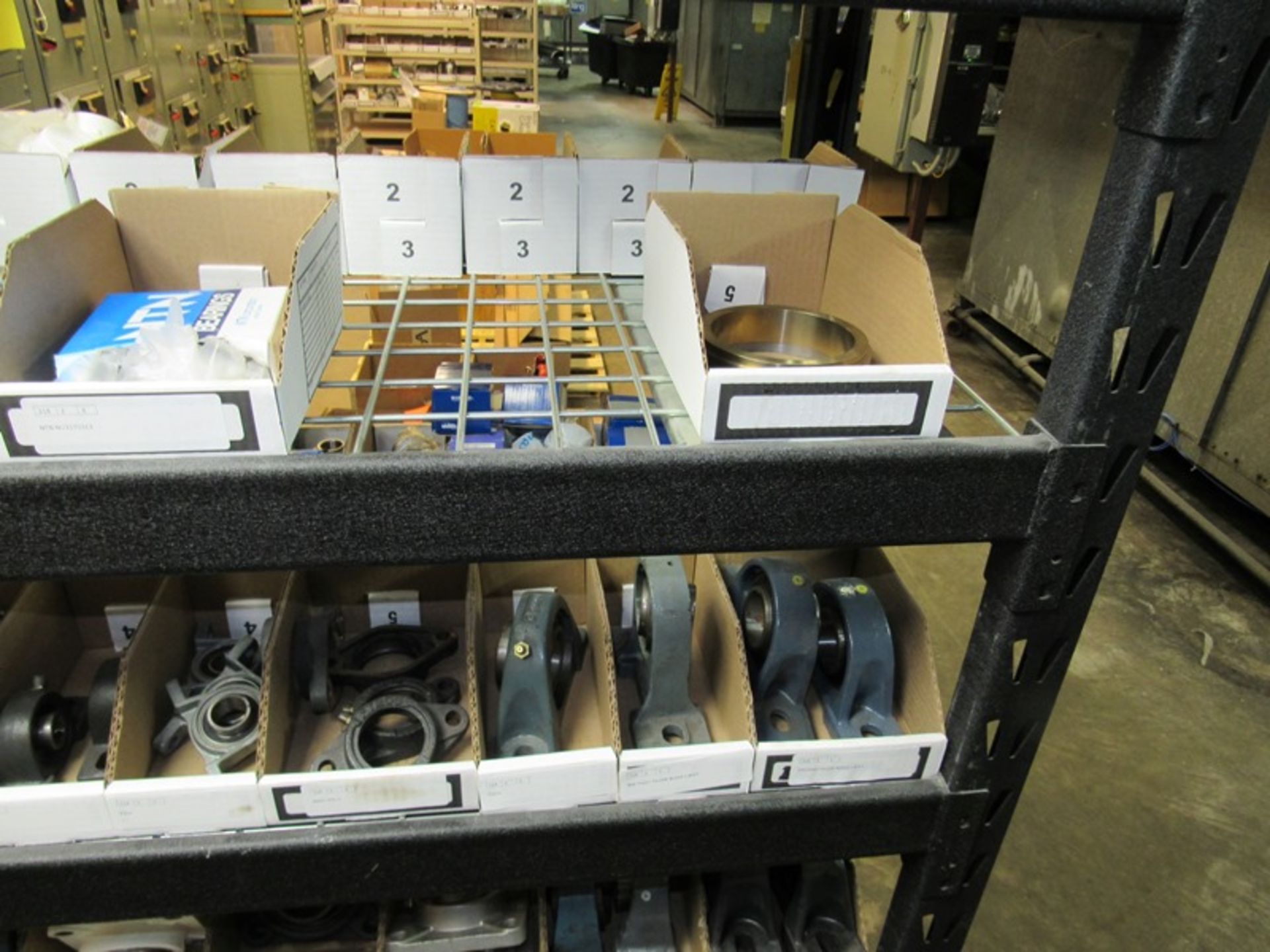 Lot Contents Shelving Unit: Bearings, Housings, Pillow Blocks, End Caps, etc. (Required Loading - Image 15 of 19