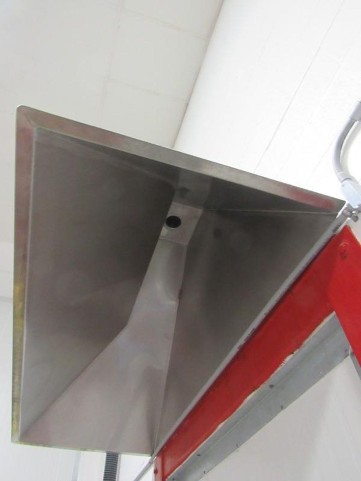 Stainless Steel Exhaust Hood with vacuum motor and hose, 32" W X 72" L X 48" T (Required Loading Fee - Image 2 of 2