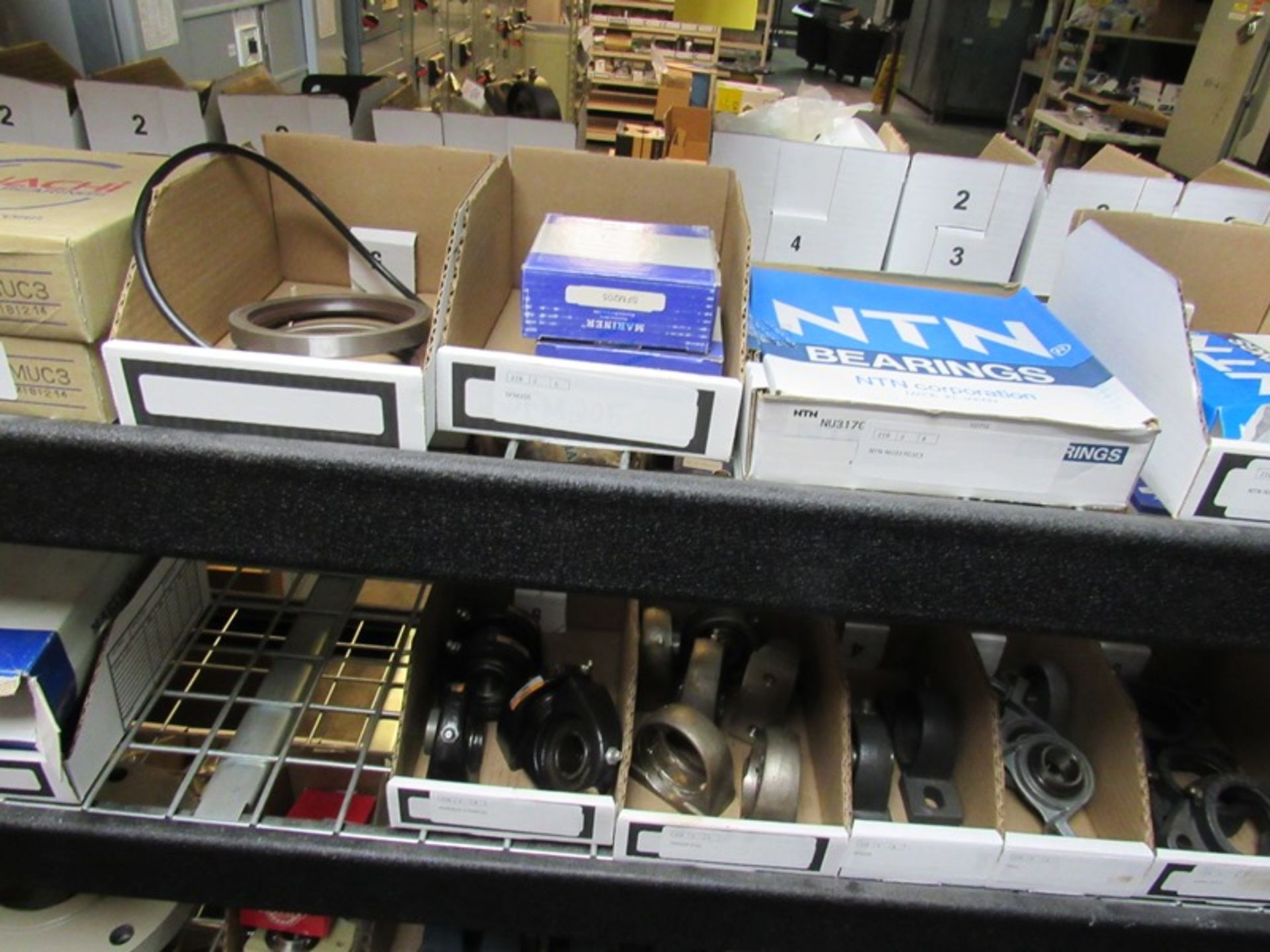 Lot Contents Shelving Unit: Bearings, Housings, Pillow Blocks, End Caps, etc. (Required Loading - Image 14 of 19