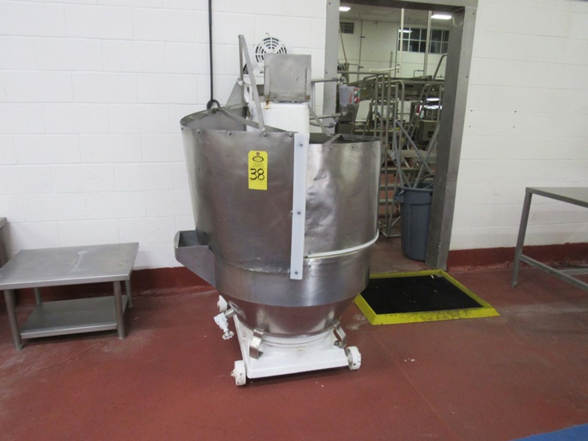 Stainless Steel Mixer, 30" Dia. X 24" D bowl, 3-mixing arms, 230 VAC 3 phase , 52" W X 60" L X 72" T