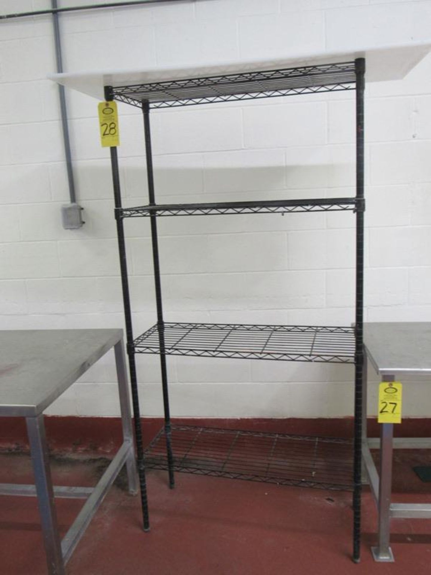 Metro Rack, 14" W X 36" L X 6' T, 4-shelves (Required Loading Fee $10.00 Norm Pavlish 402-540-8843