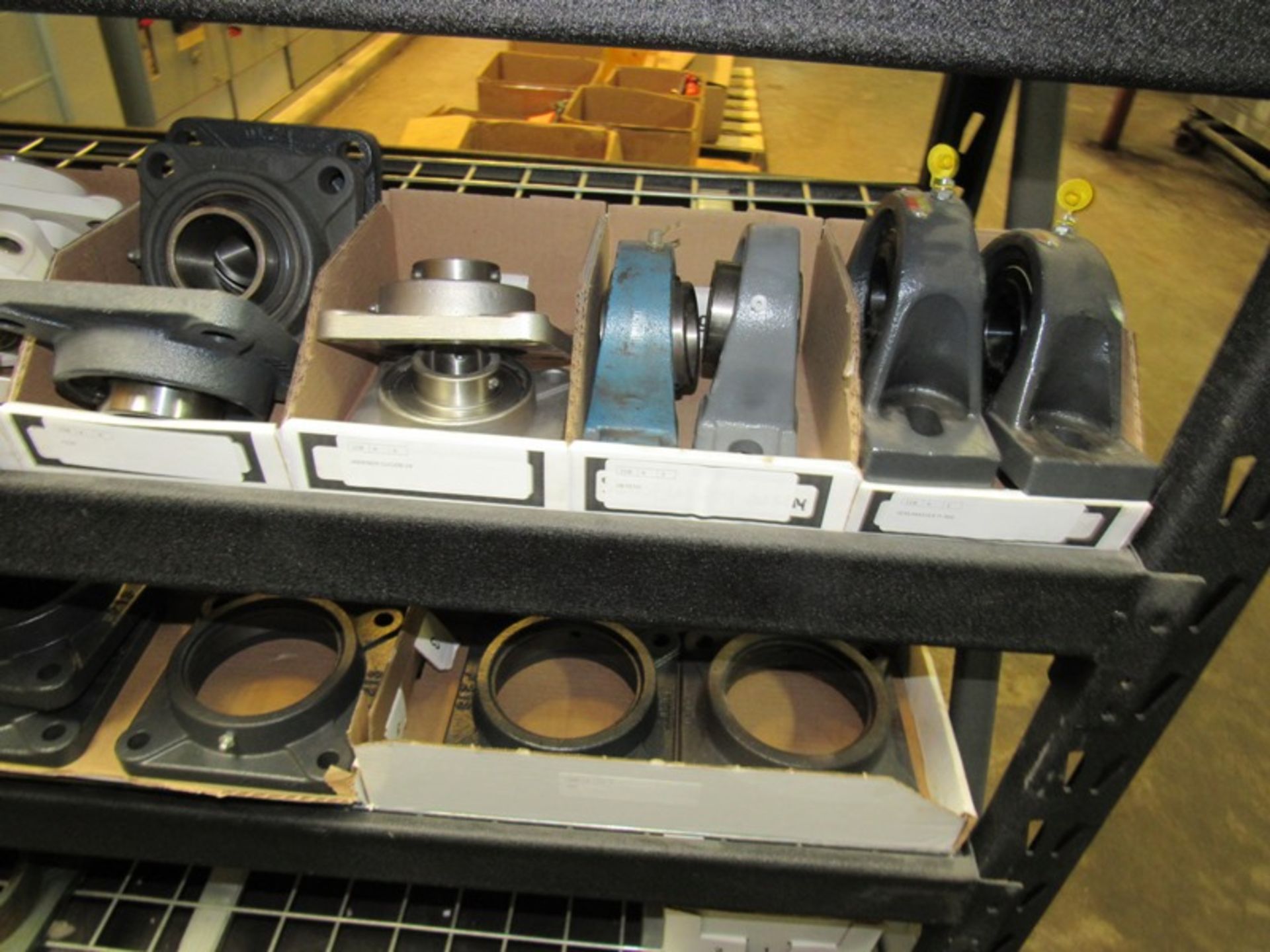 Lot Contents Shelving Unit: Bearings, Housings, Pillow Blocks, End Caps, etc. (Required Loading - Image 16 of 19