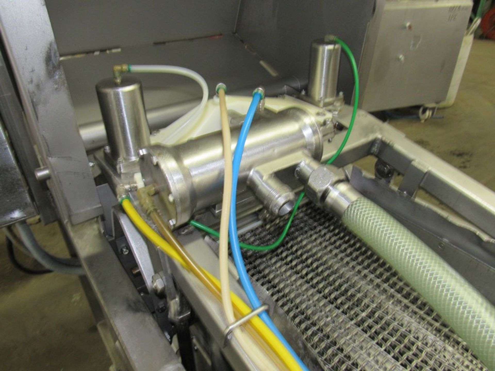 Townsend Mdl. 1450 Injector, 170 needle, 14" W X 6' H stainless steel belt conveyor with stainless - Image 7 of 18