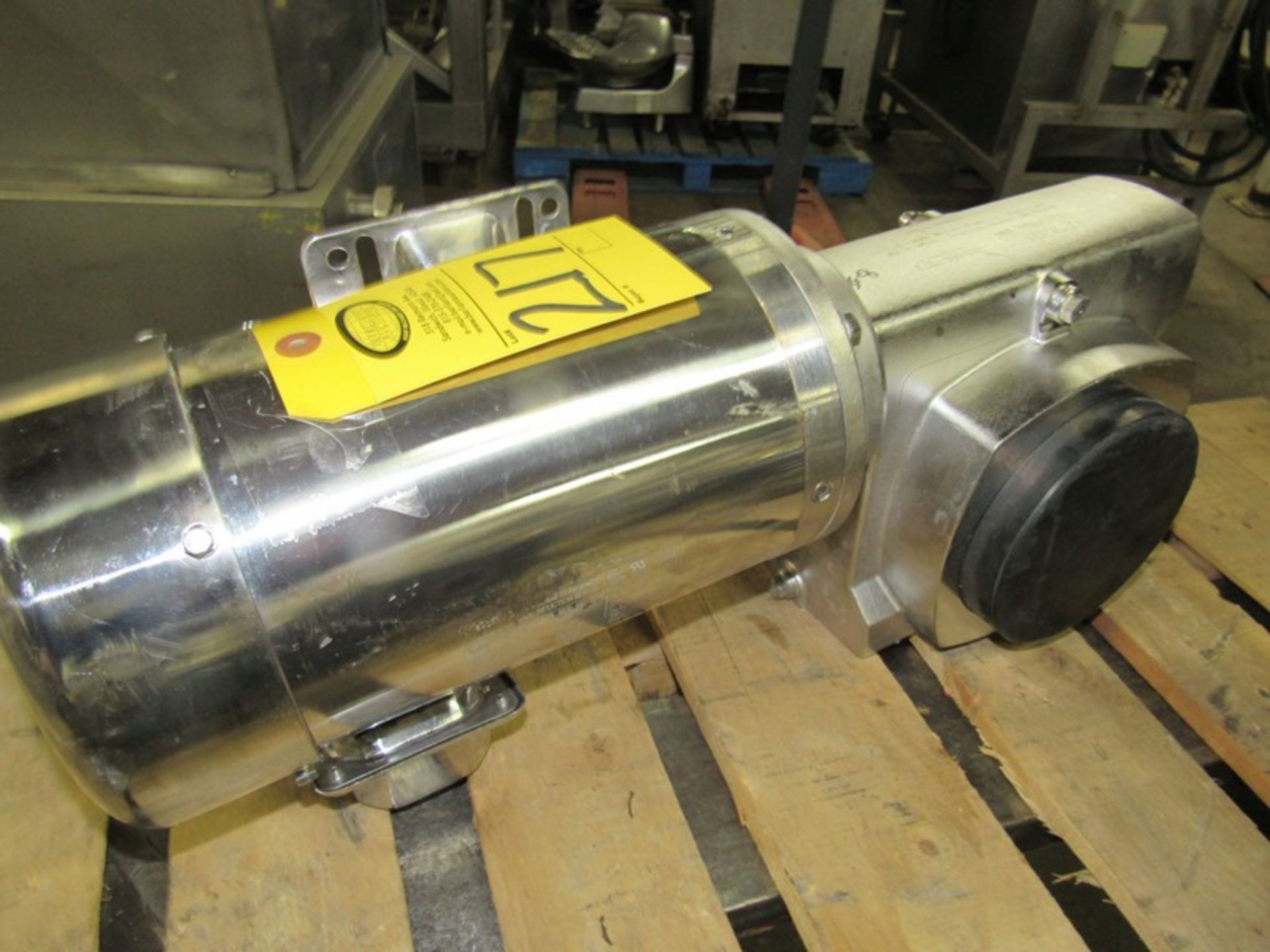 Stainless Steel IDC Premium Motor, frame 56C, 208-230/460 VAC, 3 phase, RPM 1735 HP1, Sterling - Image 2 of 2