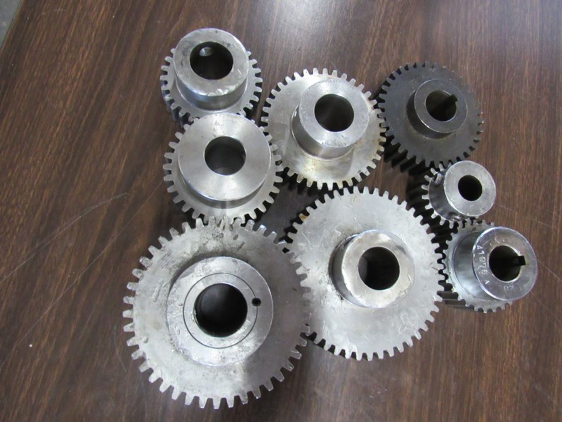 Lot of (8) Urschel Stainless Steel Sprockets, 1" dia. shaft dia., Parts Marked: 186-- (Required