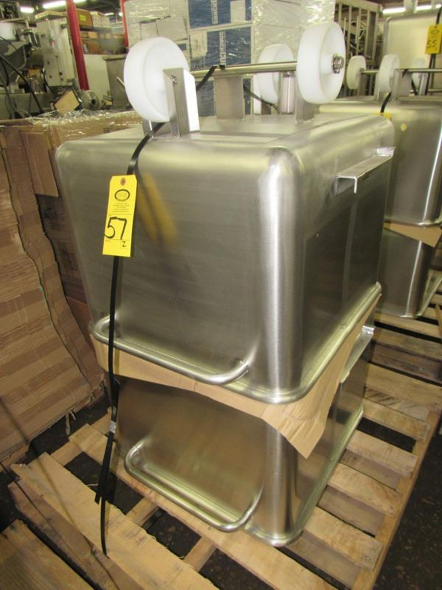 Stainless Steel Dump Buggies, 400 Lb. capacity (new) (Required Loading Fee $50- Pickup by